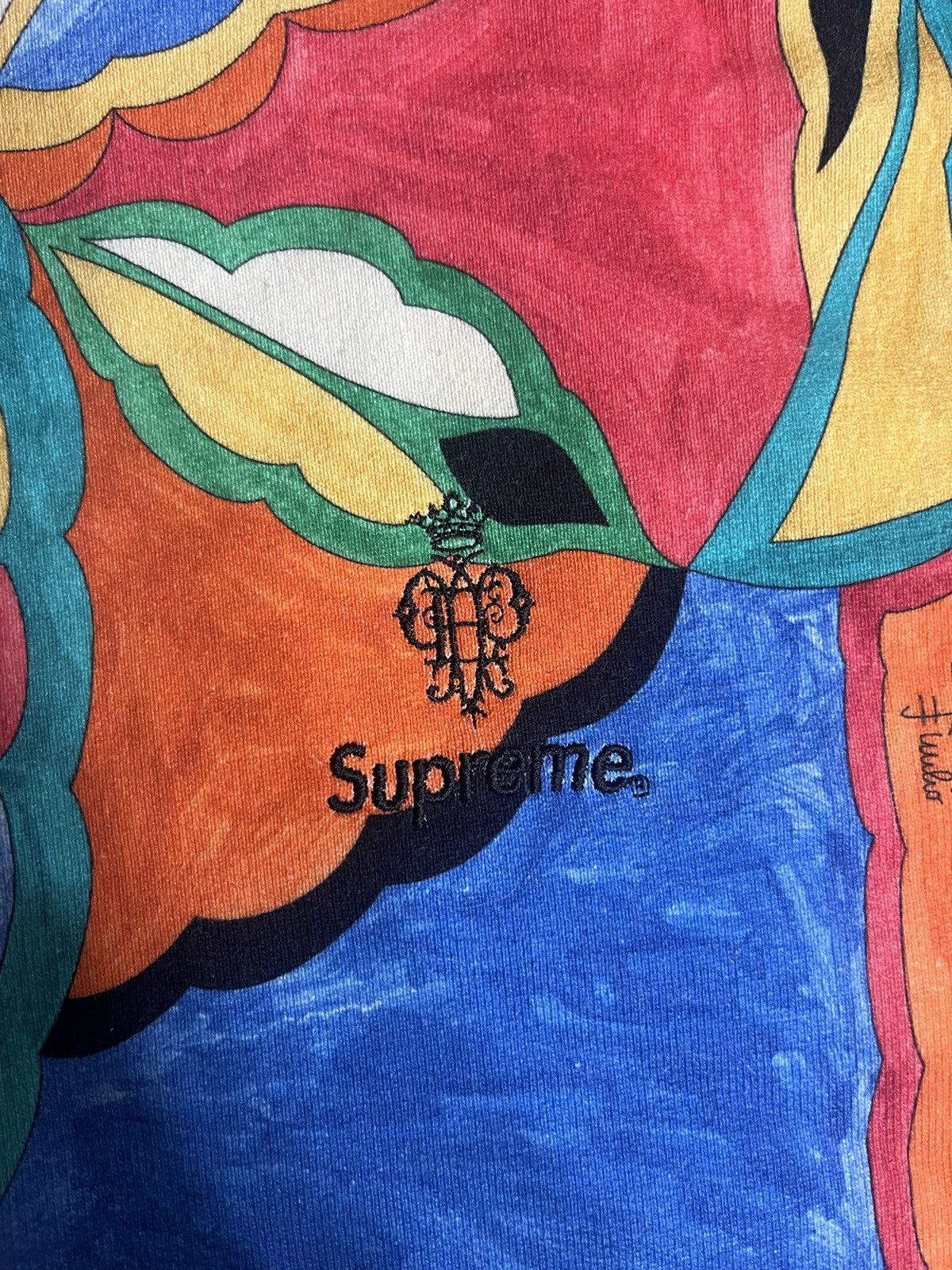 Supreme Emillio Pucci/Supreme Hooded Sweatshirt Size US XL / EU 56 / 4 - 2 Thumbnail