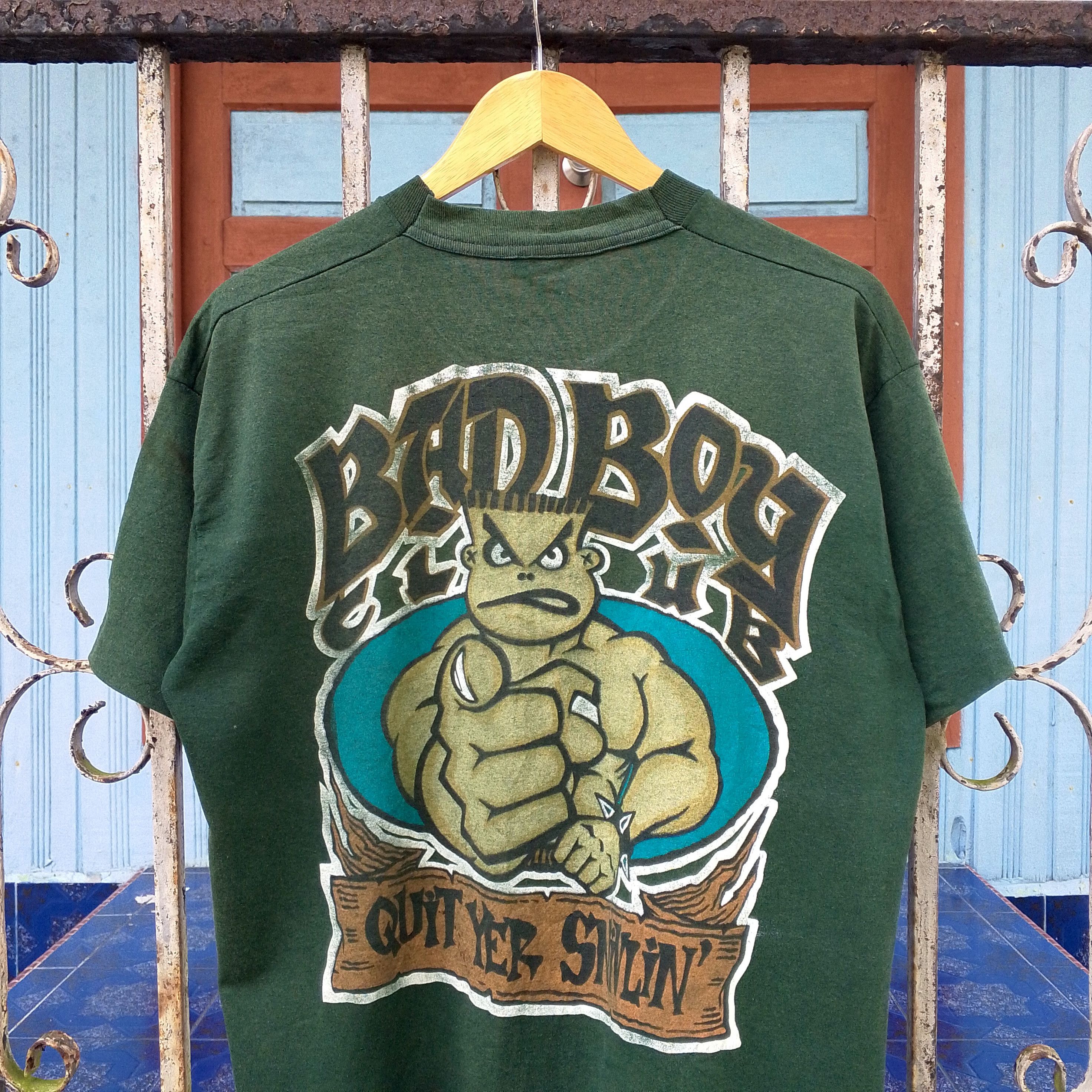 Vintage Vintage Bad Boy Club Green Tee Size L Size US L / EU 52-54 / 3 - 3 Thumbnail