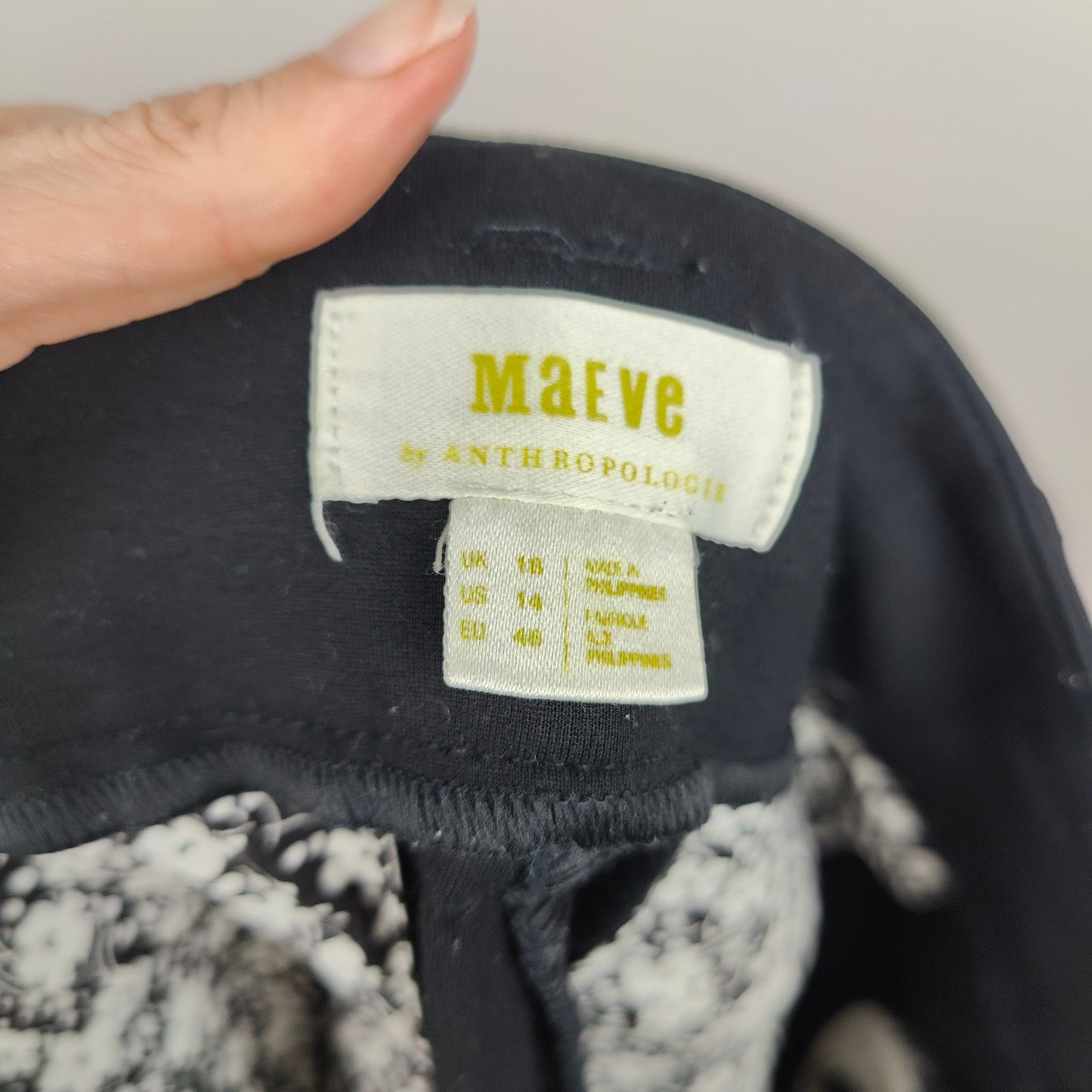 Anthropologie Anthropologie Maeve Naomi Ponte Knit Pants Womens 14 Size 36" / US 14 / IT 50 - 8 Thumbnail