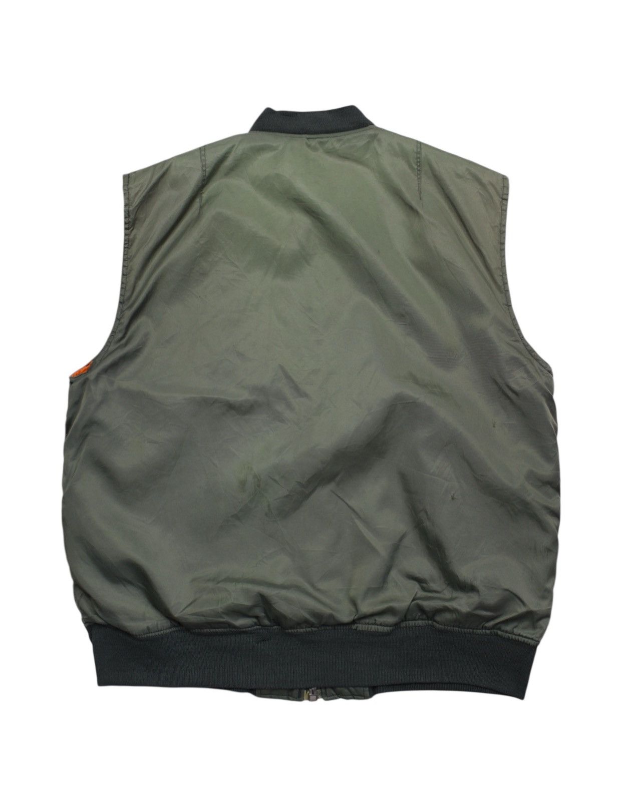Vintage 2000S JAPANESE MADE MA-1 MILITARY VEST Size US L / EU 52-54 / 3 - 2 Thumbnail