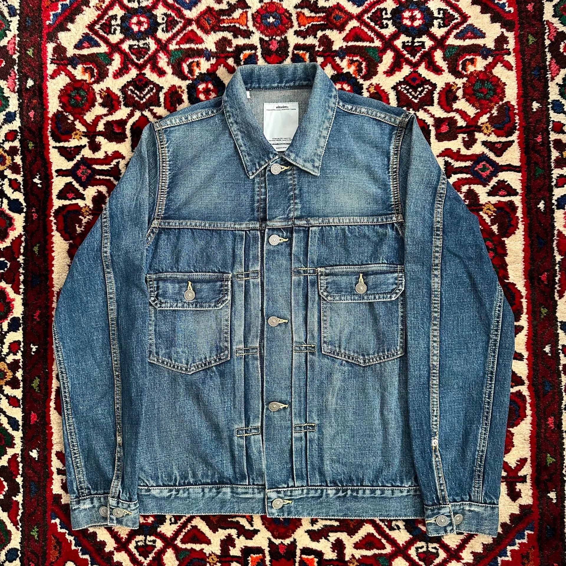 Visvim visvim 12aw 101 Denim Jacket Yellow Mud Wash 2 Size US M / EU 48-50 / 2 - 1 Thumbnail