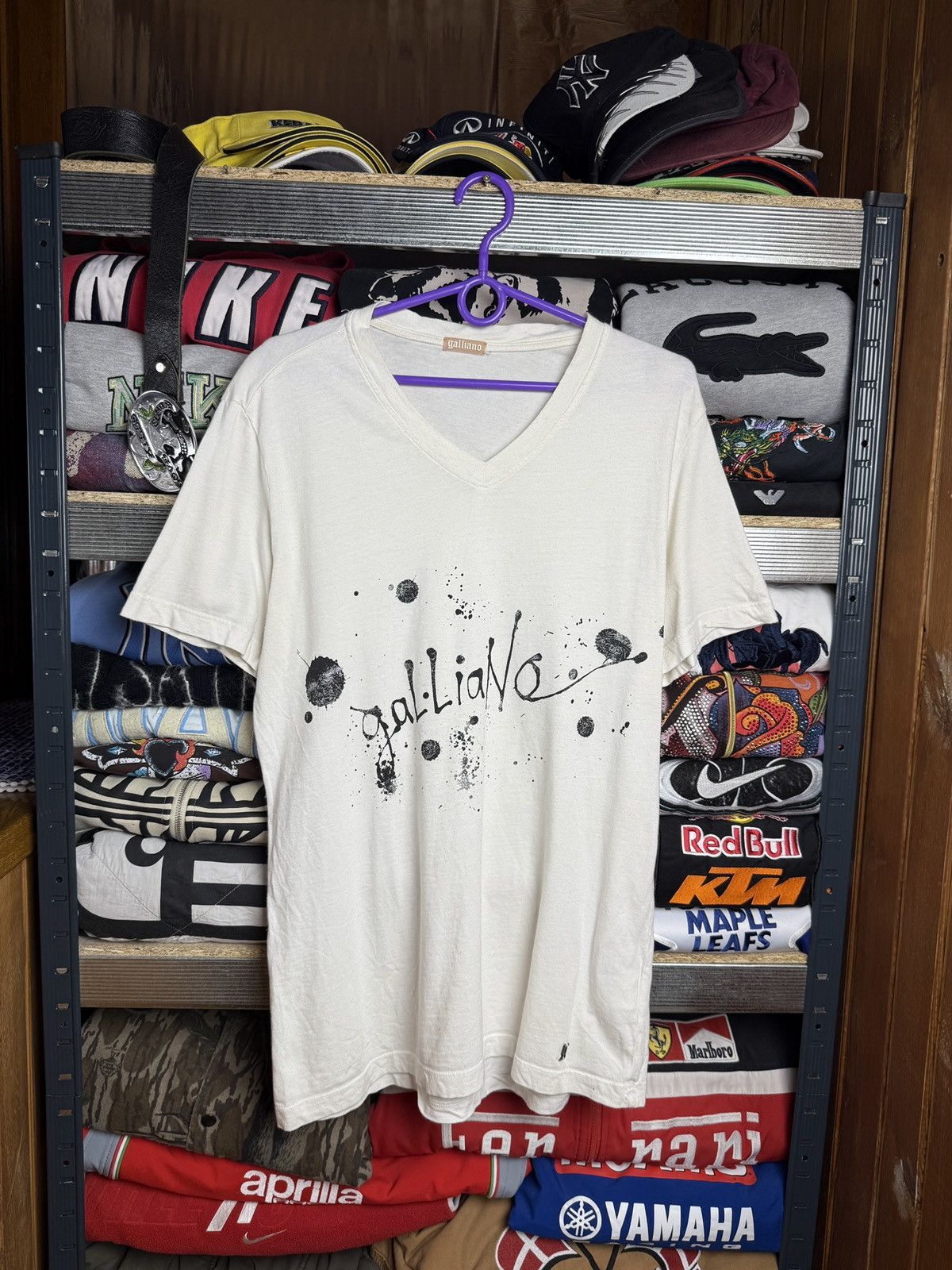 John Galliano Vintage Y2K Galliano Tee Size L / US 10 / IT 46 - 1 Thumbnail