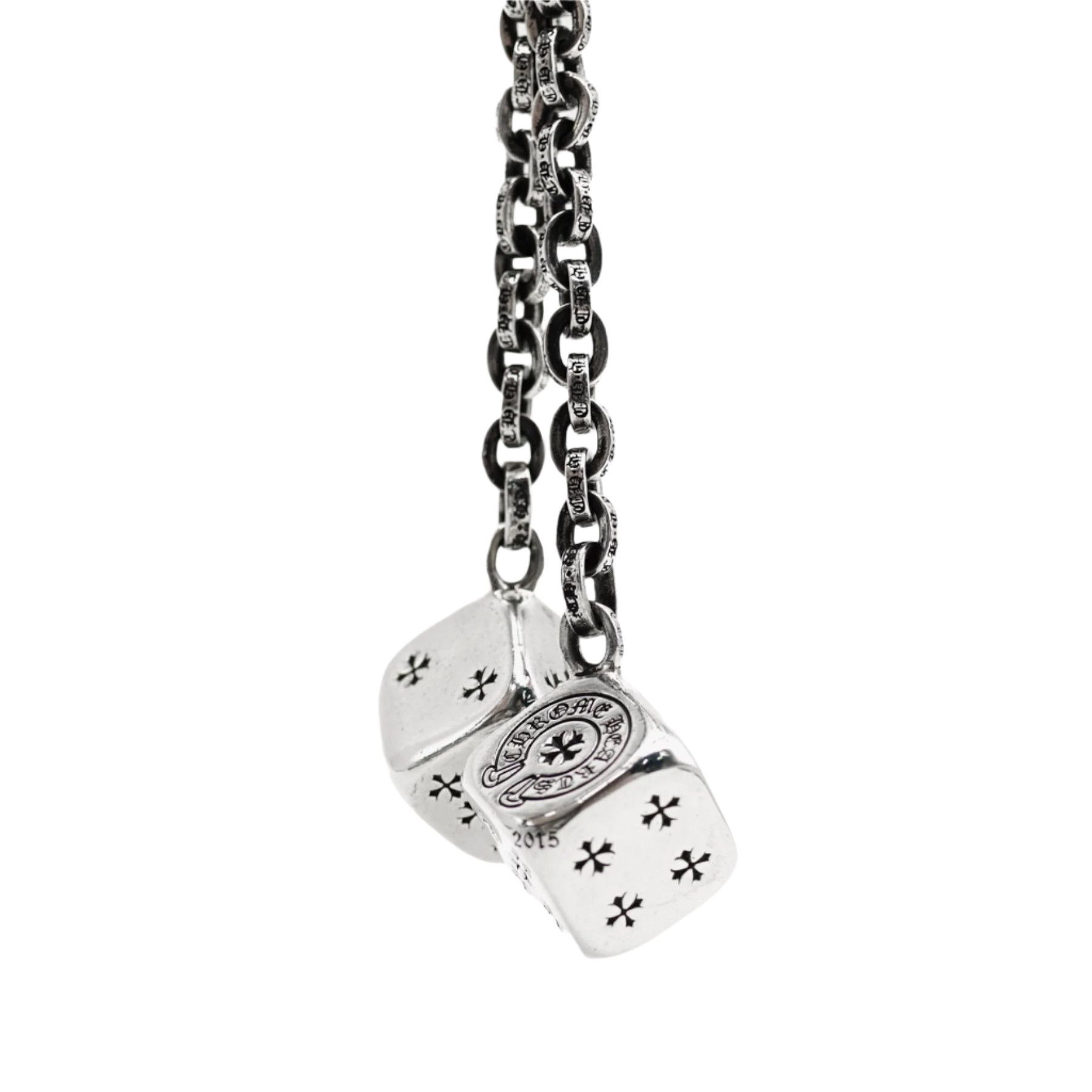 Chrome Hearts Chrome Hearts Silver Dice Keychain Size ONE SIZE - 2 Thumbnail