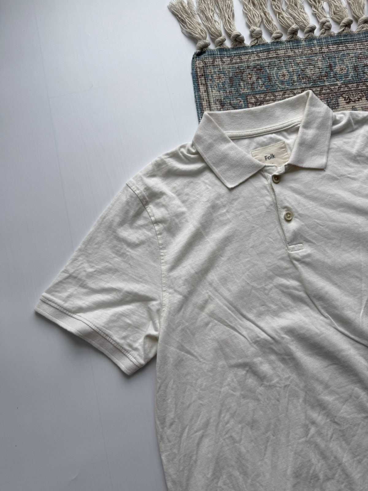 Folk FOLK Basic Cotton Polo T-Shirt Size US L / EU 52-54 / 3 - 3 Thumbnail