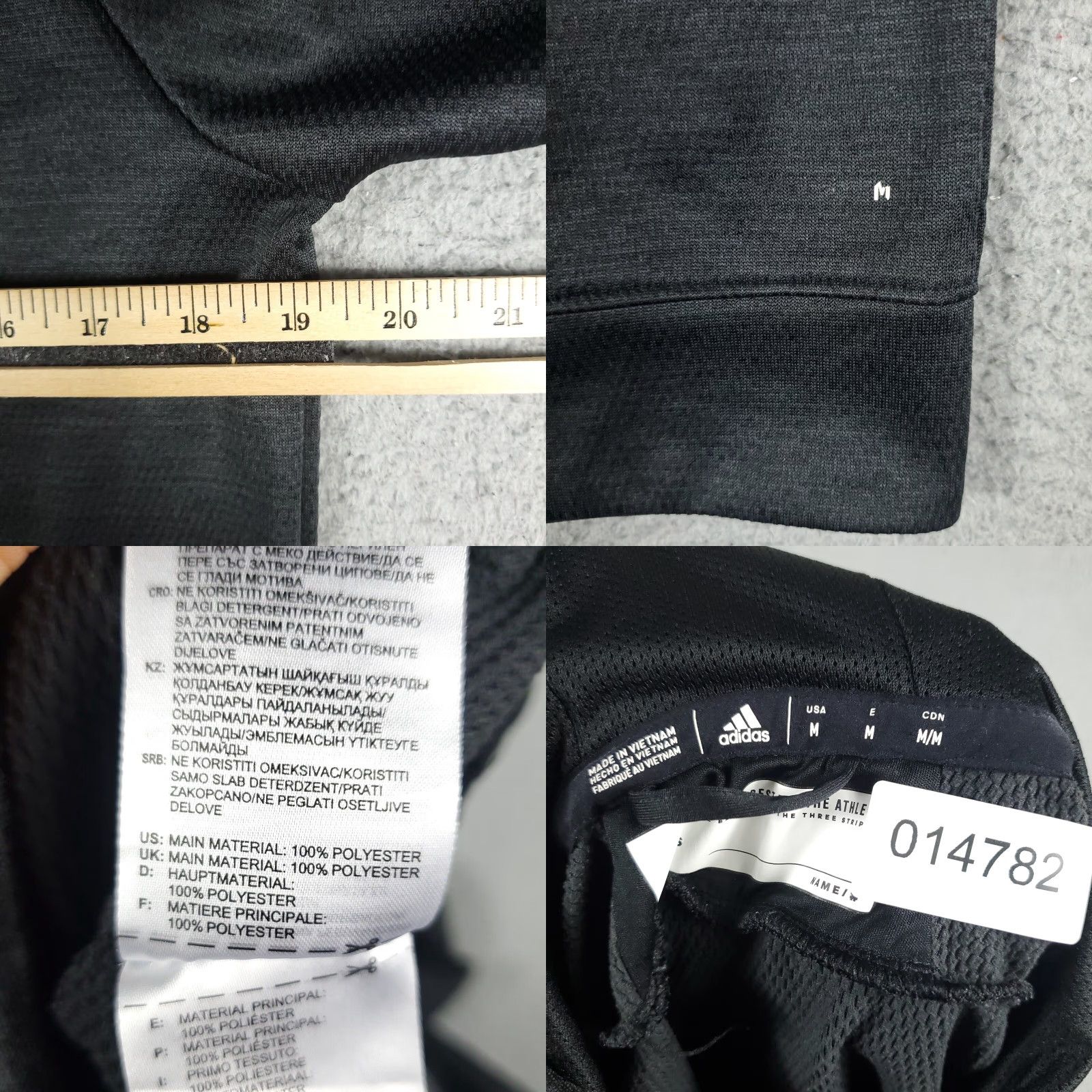 Adidas adidas Hoodie Women Medium Black Pullover Sweater Sweatshirt Casual Activewear Size M / US 6-8 / IT 42-44 - 8 Thumbnail