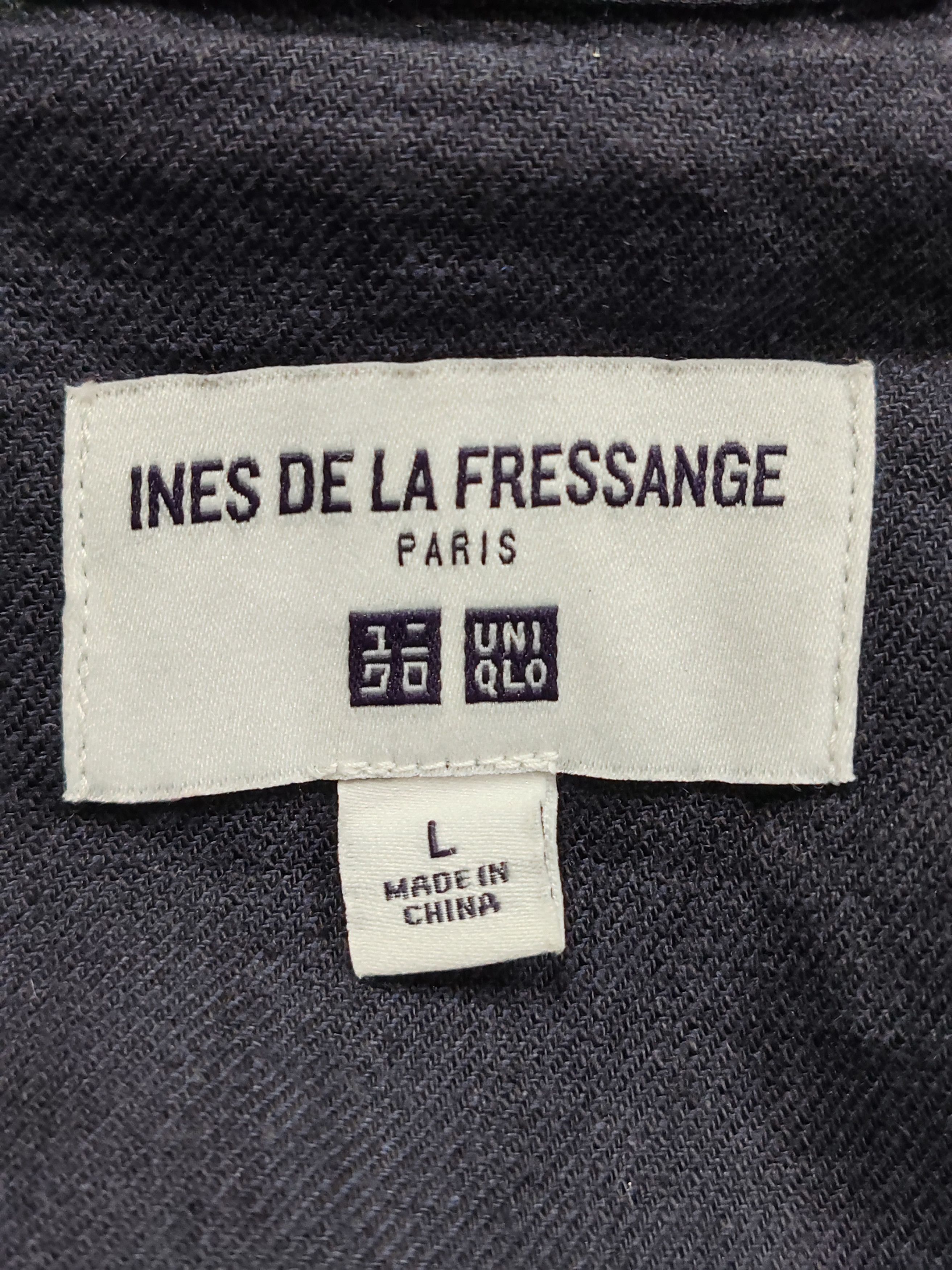Designer × Japanese Brand × Uniqlo INES DE LA FRESSANGE PARIS X UNIQLO BLAZER JACKET SIZE L Size L / US 10 / IT 46 - 5 Thumbnail