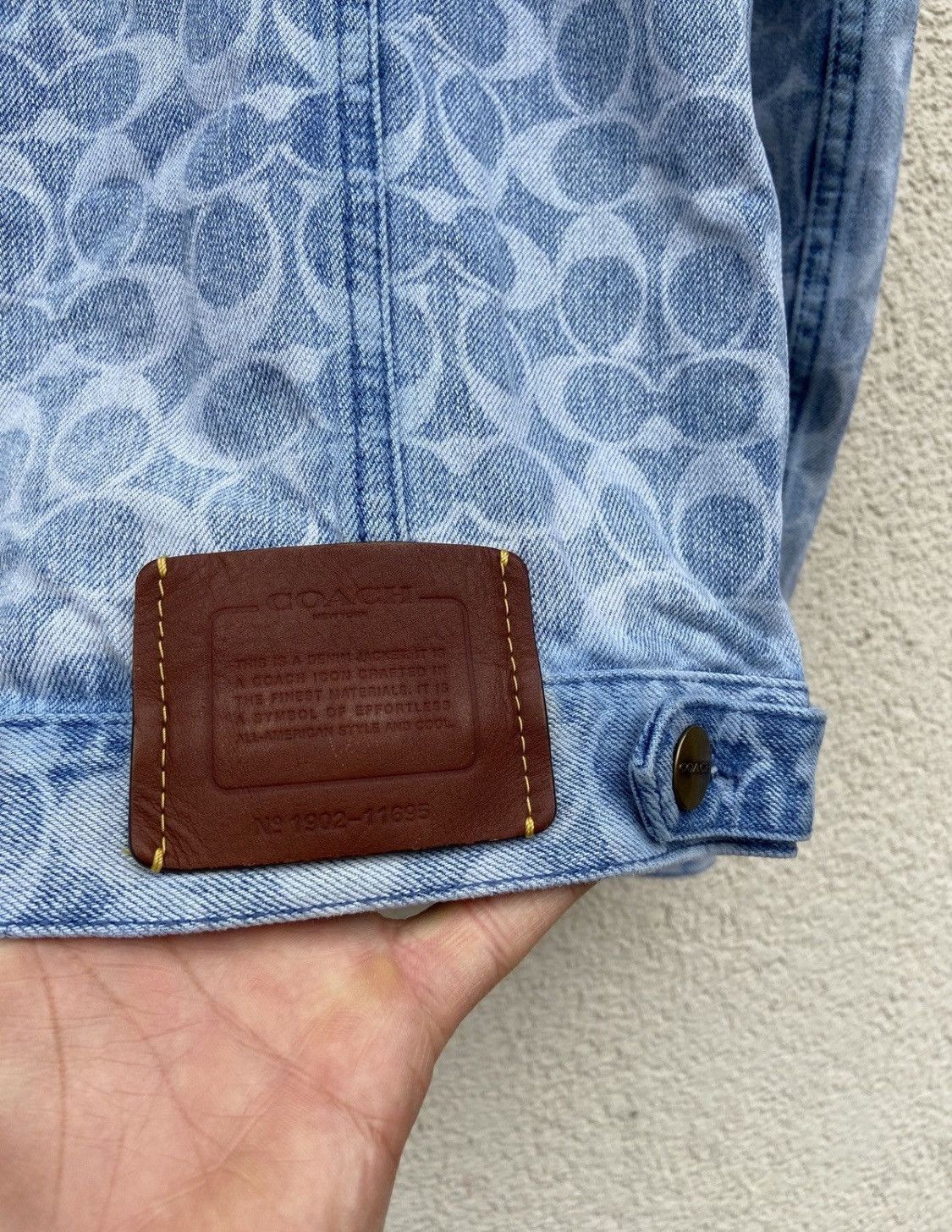 Coach Coach Monogram Denim Jacket luxury vintage Size US M / EU 48-50 / 2 - 4 Thumbnail