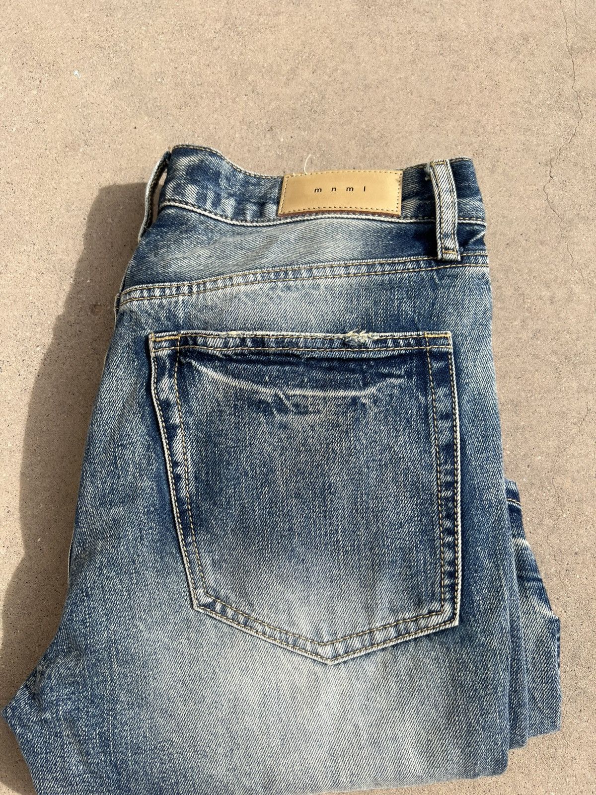 MNML MNML Denim Paint Splatter 31 Size US 31 - 3 Thumbnail