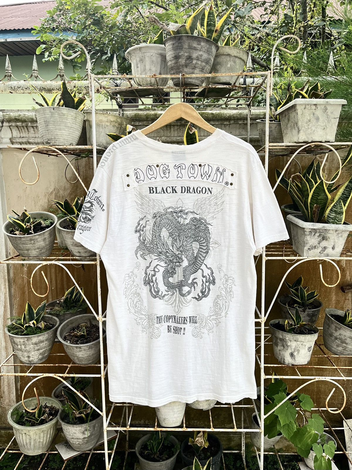 Y2K DOGTOWN BLACK DRAGON SUKAJAN TEE