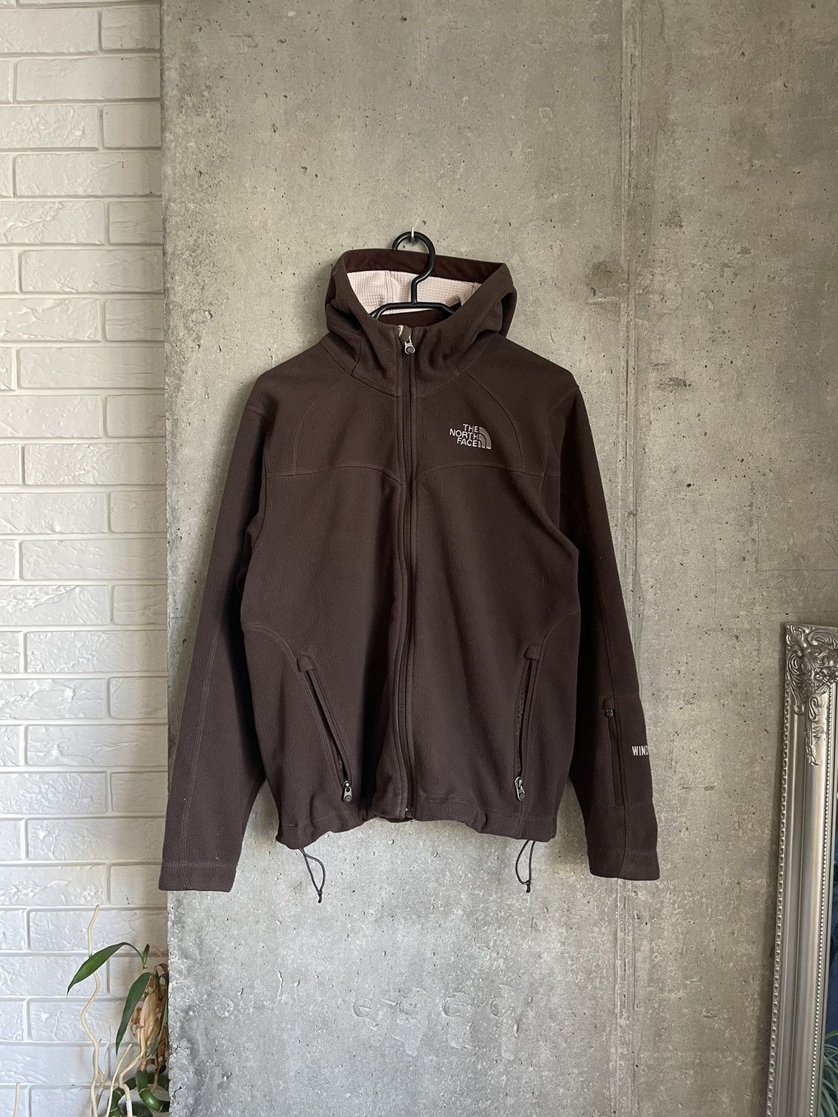 The North Face Vintage The North Face Fleece Zip-Hoodie Brown Jacket Y2k Size M / US 6-8 / IT 42-44 - 1 Thumbnail
