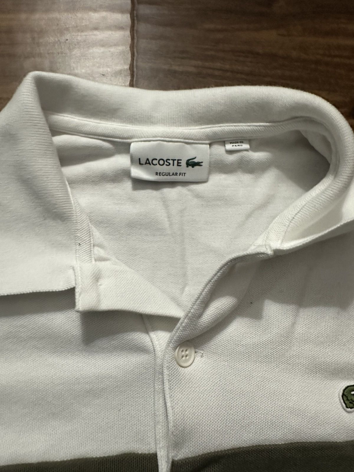 Lacoste Rare off white and green Lacoste Size US M / EU 48-50 / 2 - 3 Thumbnail