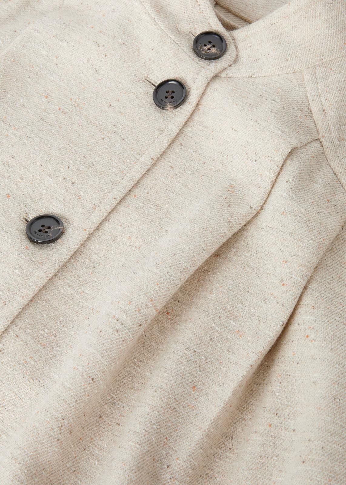 Loro Piana o1srvl11e0725 FAO3199 Generously Cut Single-breasted Coat Size XL / US 12-14 / IT 48-50 - 3 Thumbnail
