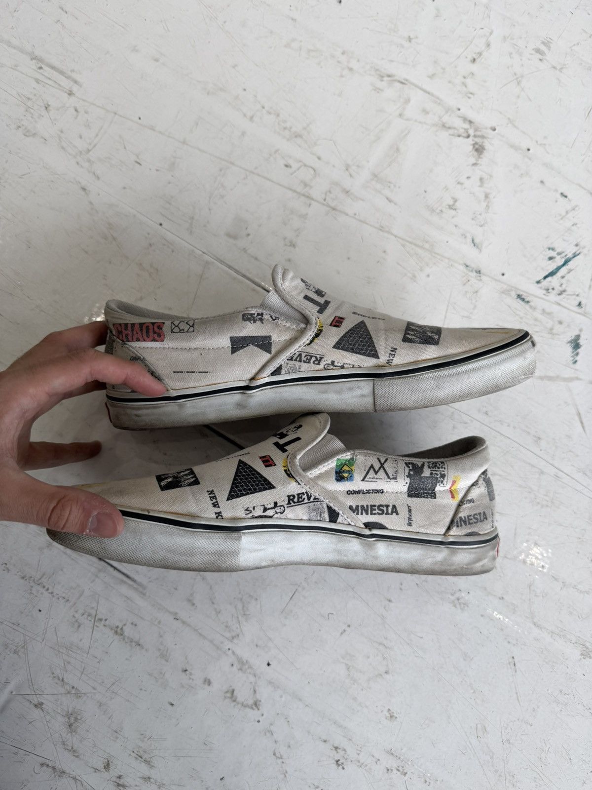 Raf Simons 2005 RAF SIMONS x CDG x COLETTE VANS Size US 10 / EU 43 - 4 Thumbnail