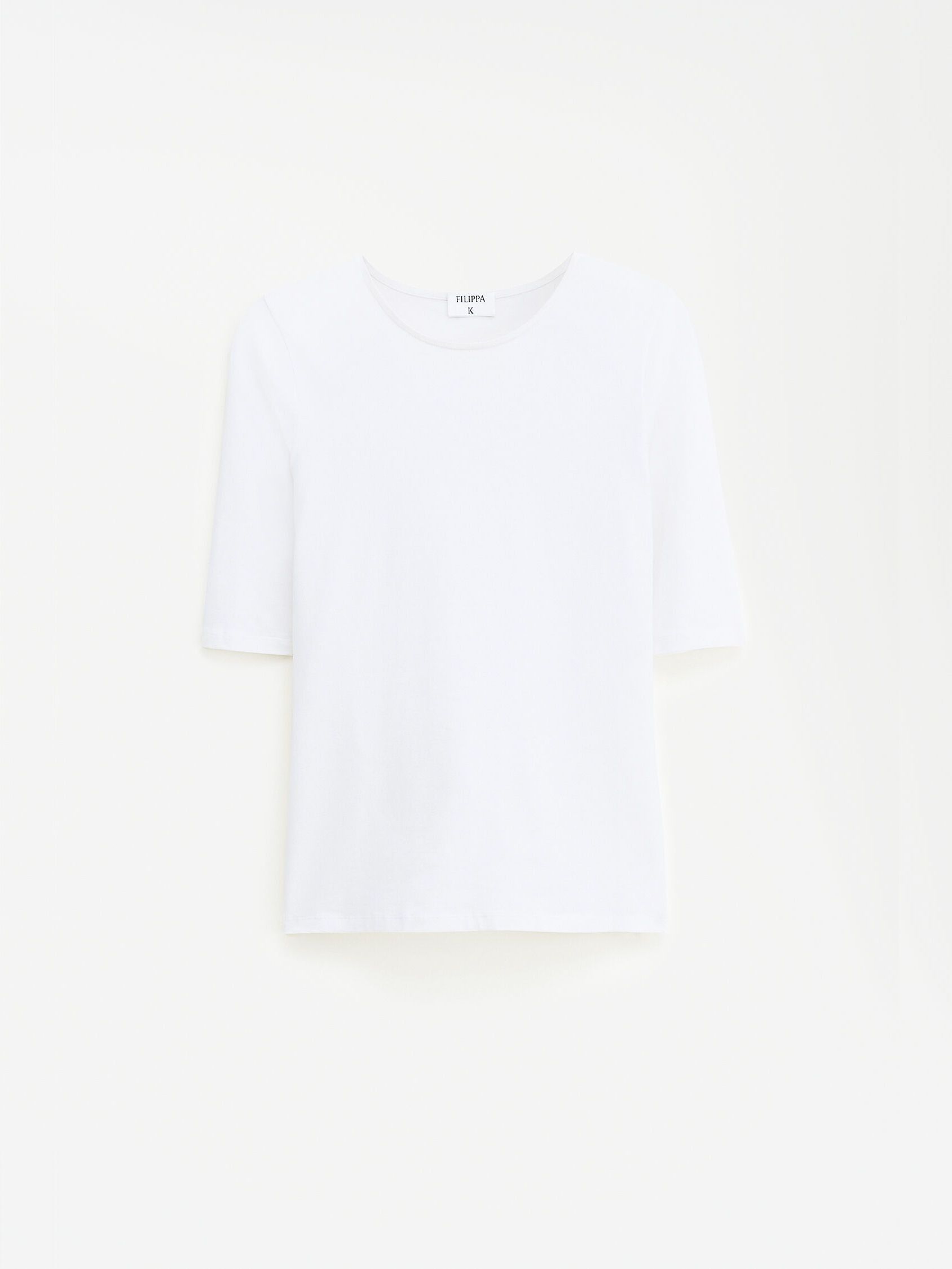 Filippa K Filippa K Cotton Stretch Elbow Sleeve Sweater Size L / US 10 / IT 46 - 1 Thumbnail
