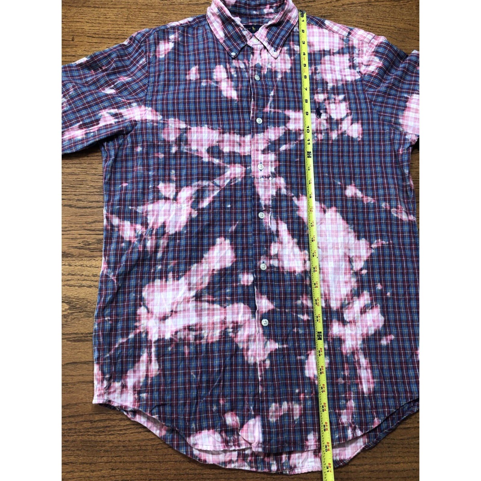 Ralph Lauren Polo Ralph Lauren Shirt Mens Medium Button-Down Long Sleeve Tie Dye Acid Wash Multicolor 90s Preppy Designer Classic Size US M / EU 48-50 / 2 - 7 Thumbnail