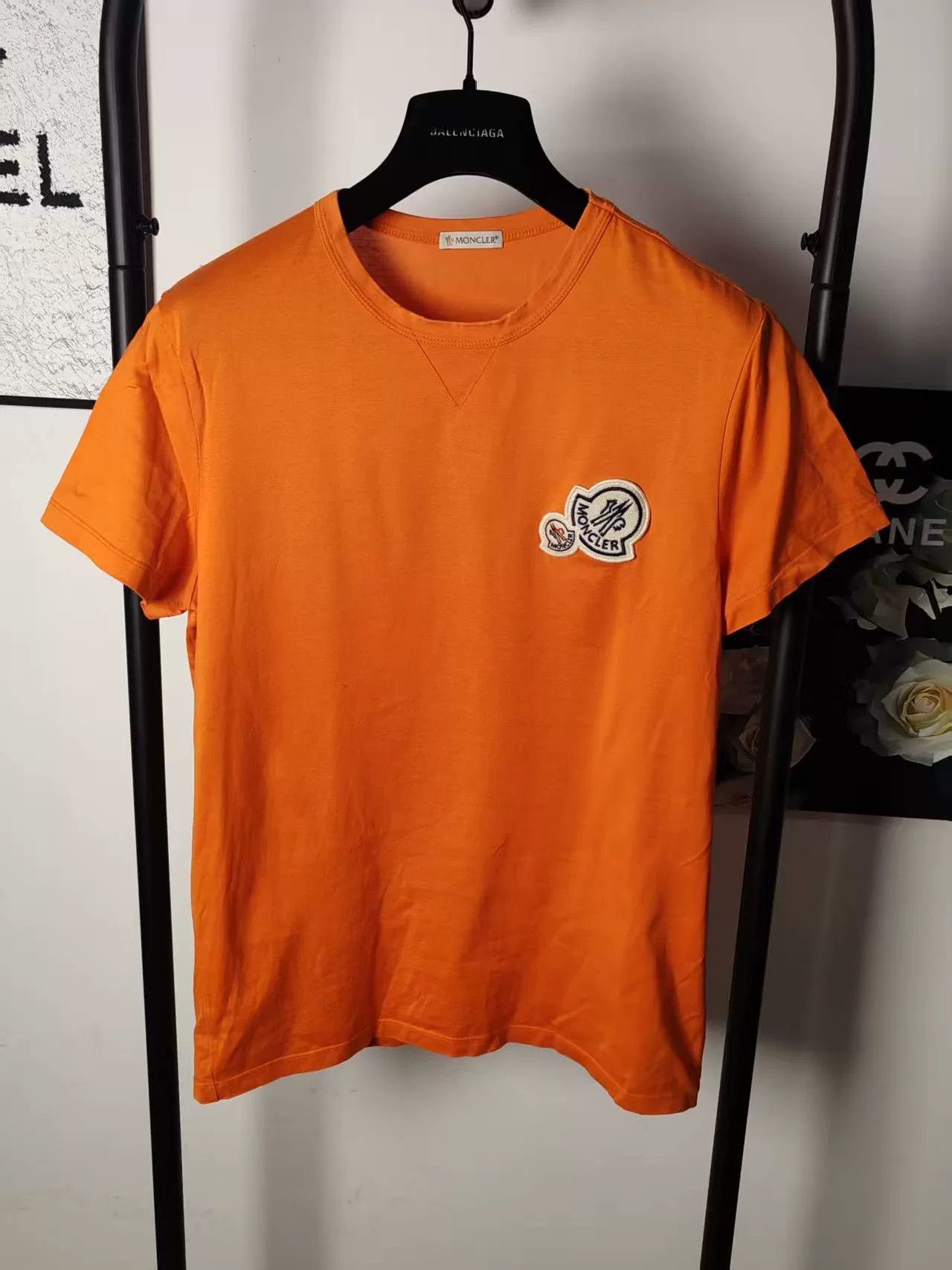 Moncler Moncler Logo Short Sleeve T-Shirt Size US M / EU 48-50 / 2 - 1 Thumbnail