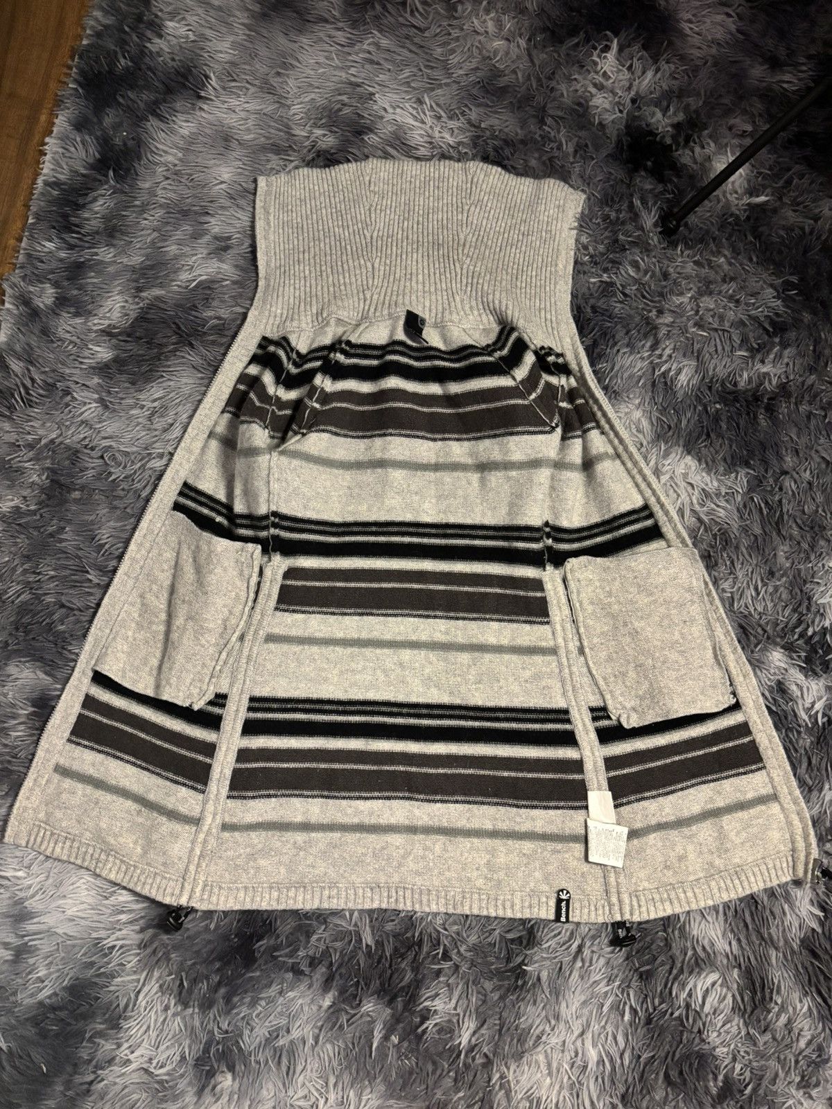 Bench × Vintage Vintage striped sweater/dress amazing beautiful natural wool Size XS / US 0-2 / IT 36-38 - 15 Thumbnail