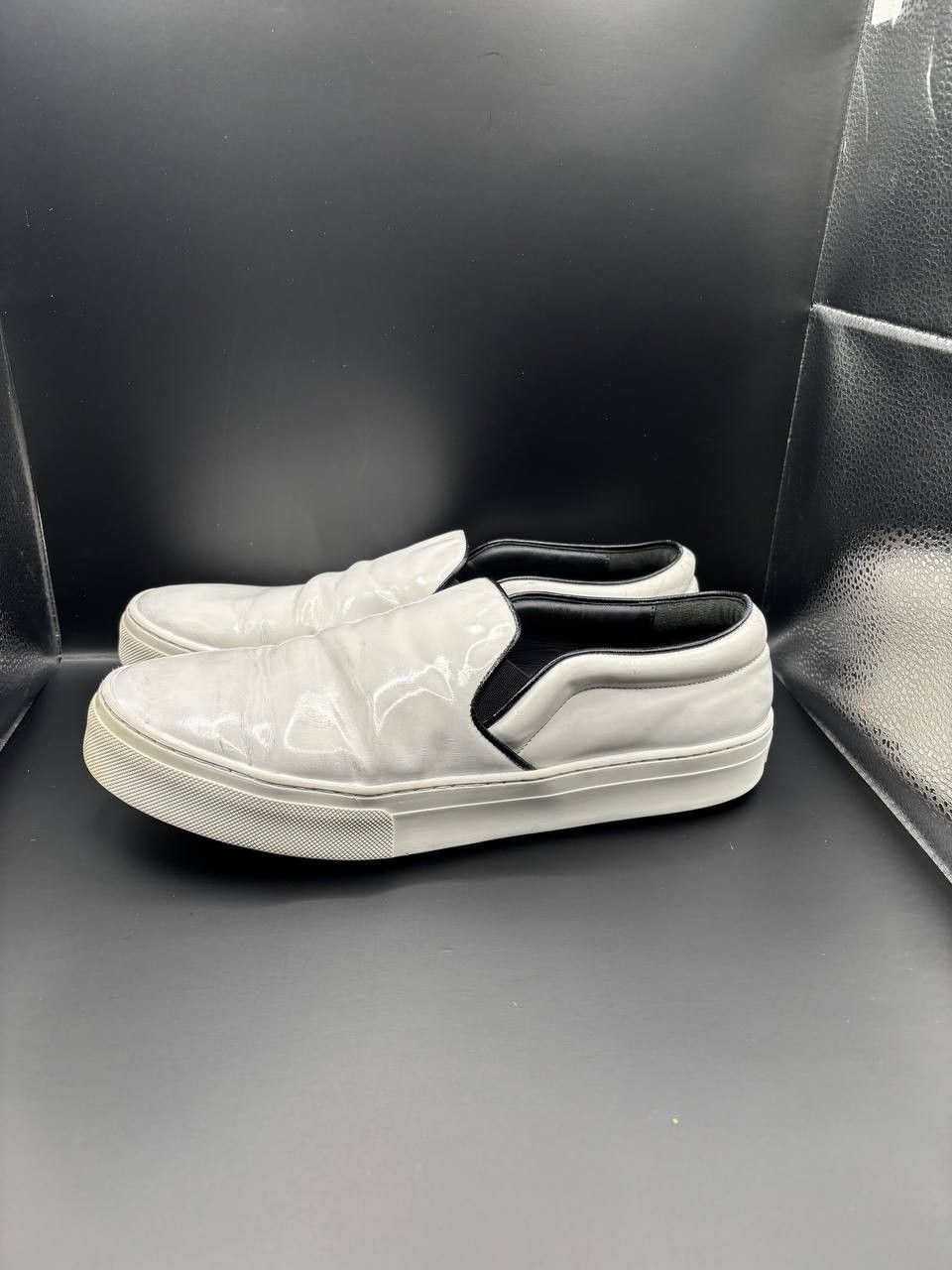 Celine Celine Phoebe Philo White Leather Skate Slip-Ons Size 41 Size US 8 / EU 41 - 18 Thumbnail