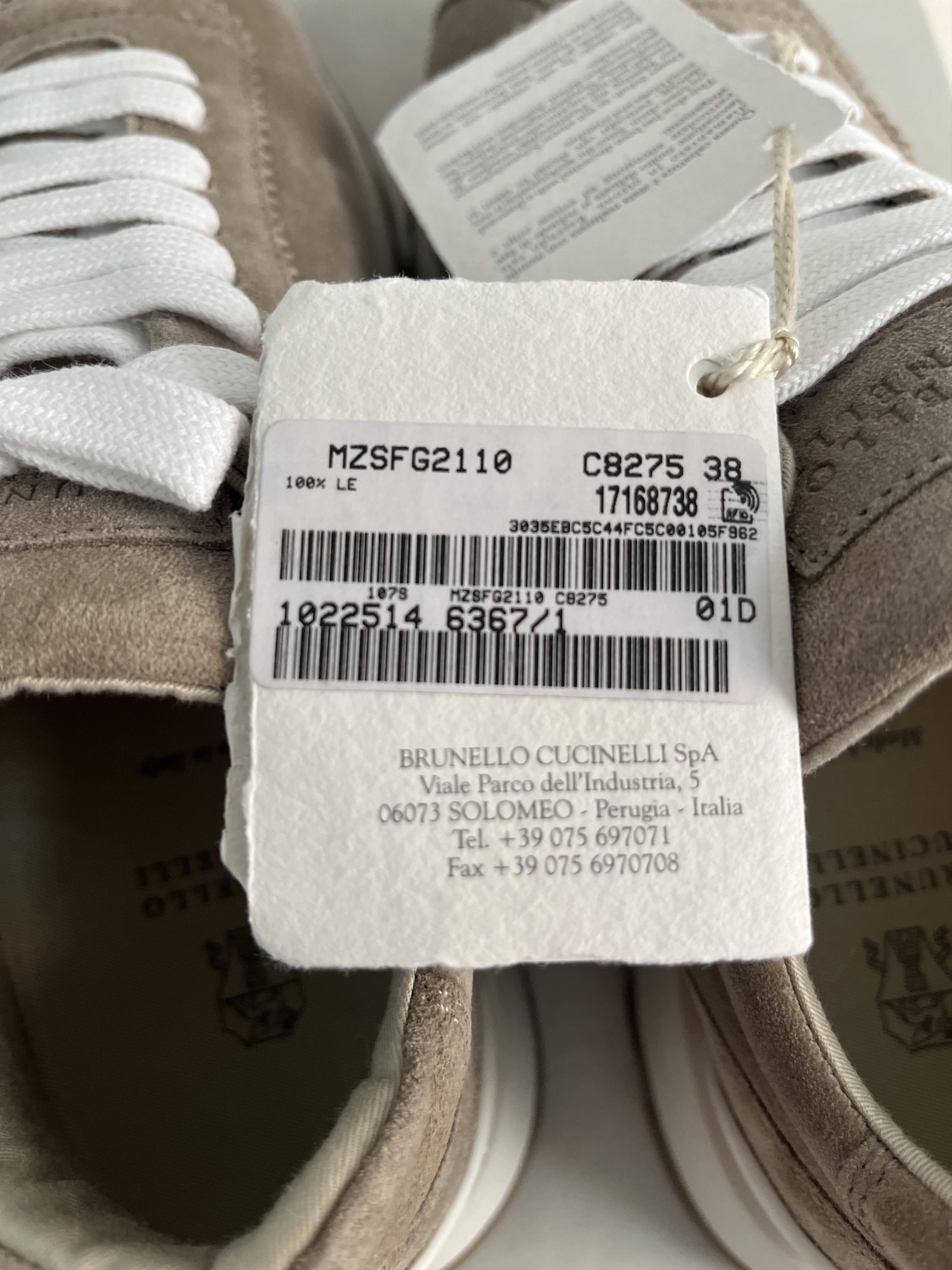 Brunello Cucinelli Brunello Cucinelli Sneaker in Suede Leather Size US 8 / IT 38 - 7 Thumbnail