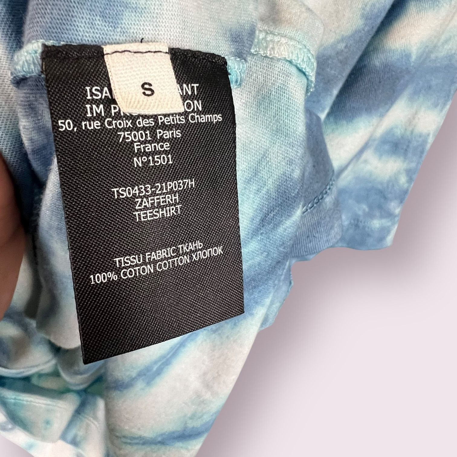 Isabel Marant Men's Isabel Marant Tie-Dye Slow Down Crew Neck T-Shirt Sz S Size US S / EU 44-46 / 1 - 4 Thumbnail