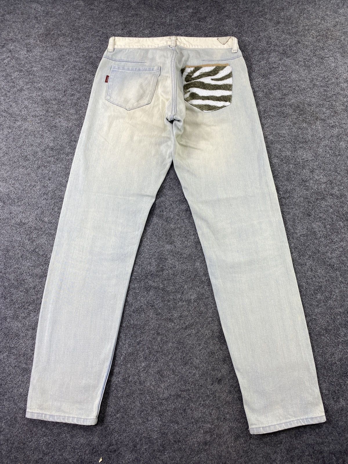 Japanese Brand × Jean Waffling Waffle Image+Create Artistic Jeans - J1126 Size US 30 / EU 46 - 6 Thumbnail