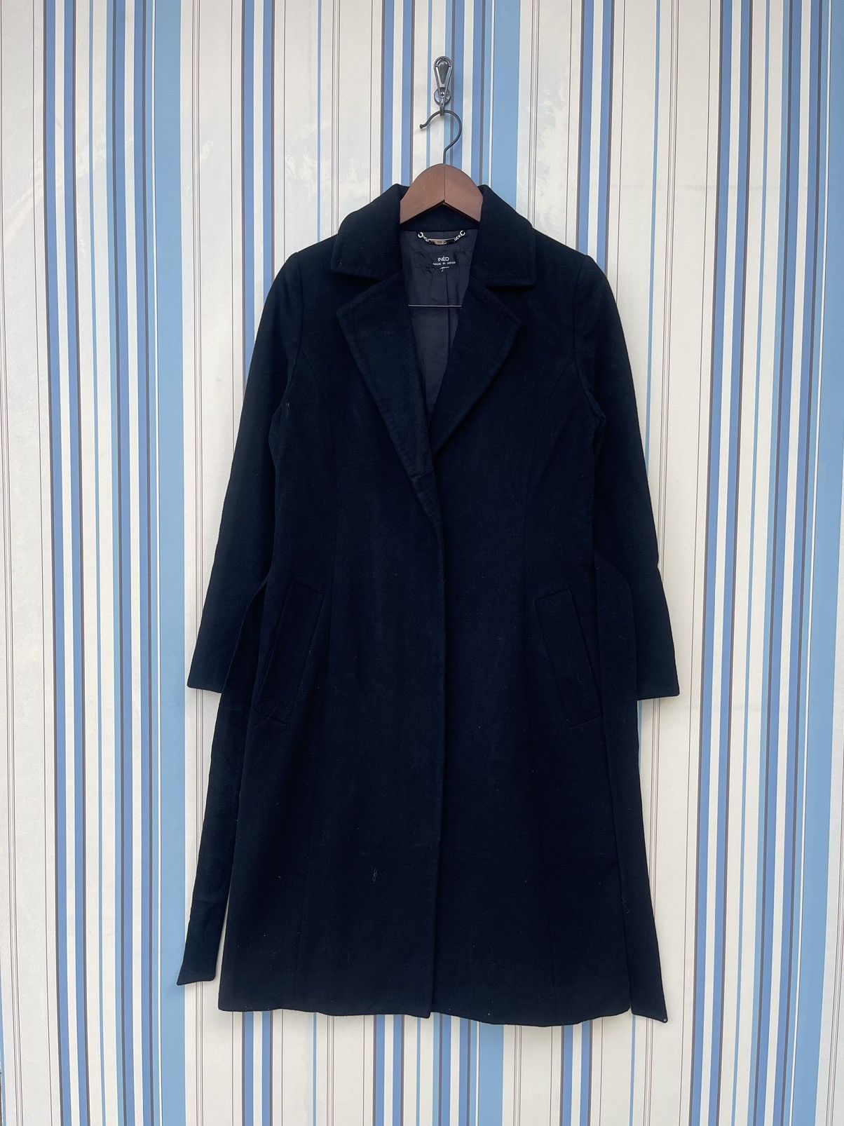 Yohji Yamamoto Ined Yohji Yamamoto Wool Long Coat Jacket Size S / US 4 / IT 40 - 1 Thumbnail