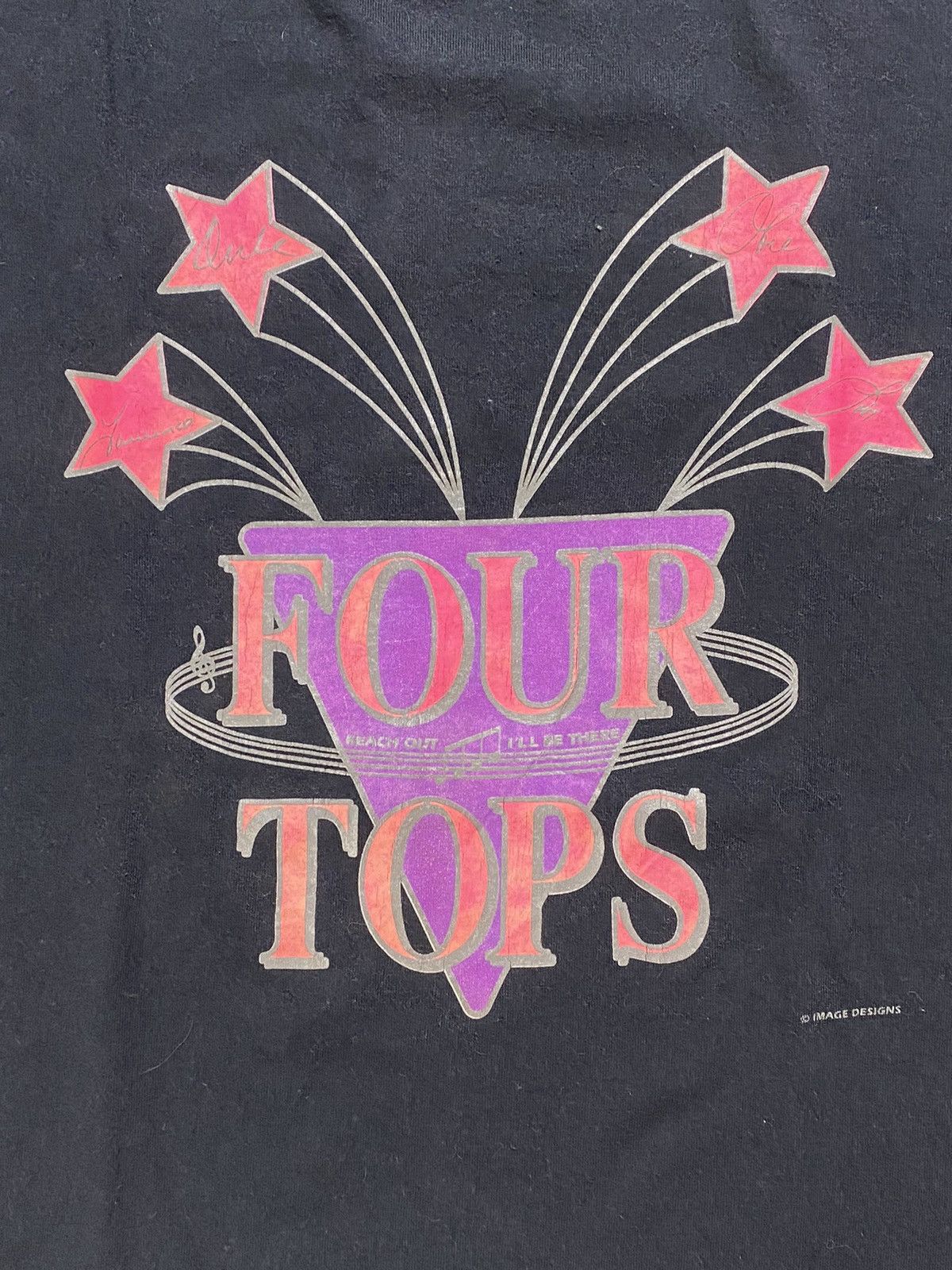 Band Tees Vintage Four Tops Reach Out I’ll Be There T-shirt Size US XL / EU 56 / 4 - 6 Thumbnail
