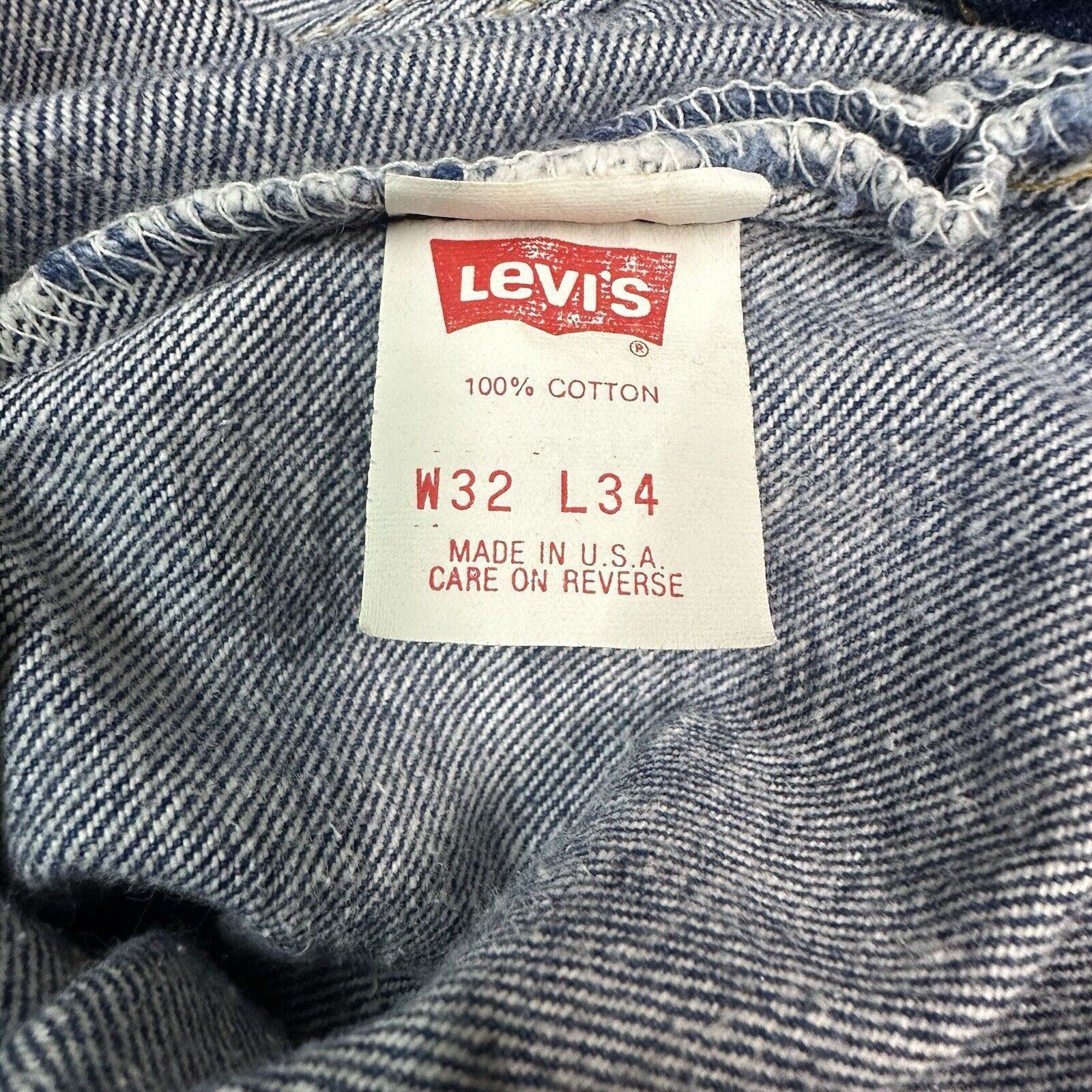 Levi's × Vintage Vintage Levi’s 501 Faded Dark Wash Denim Jeans 32x34 Size US 32 / EU 48 - 8 Thumbnail