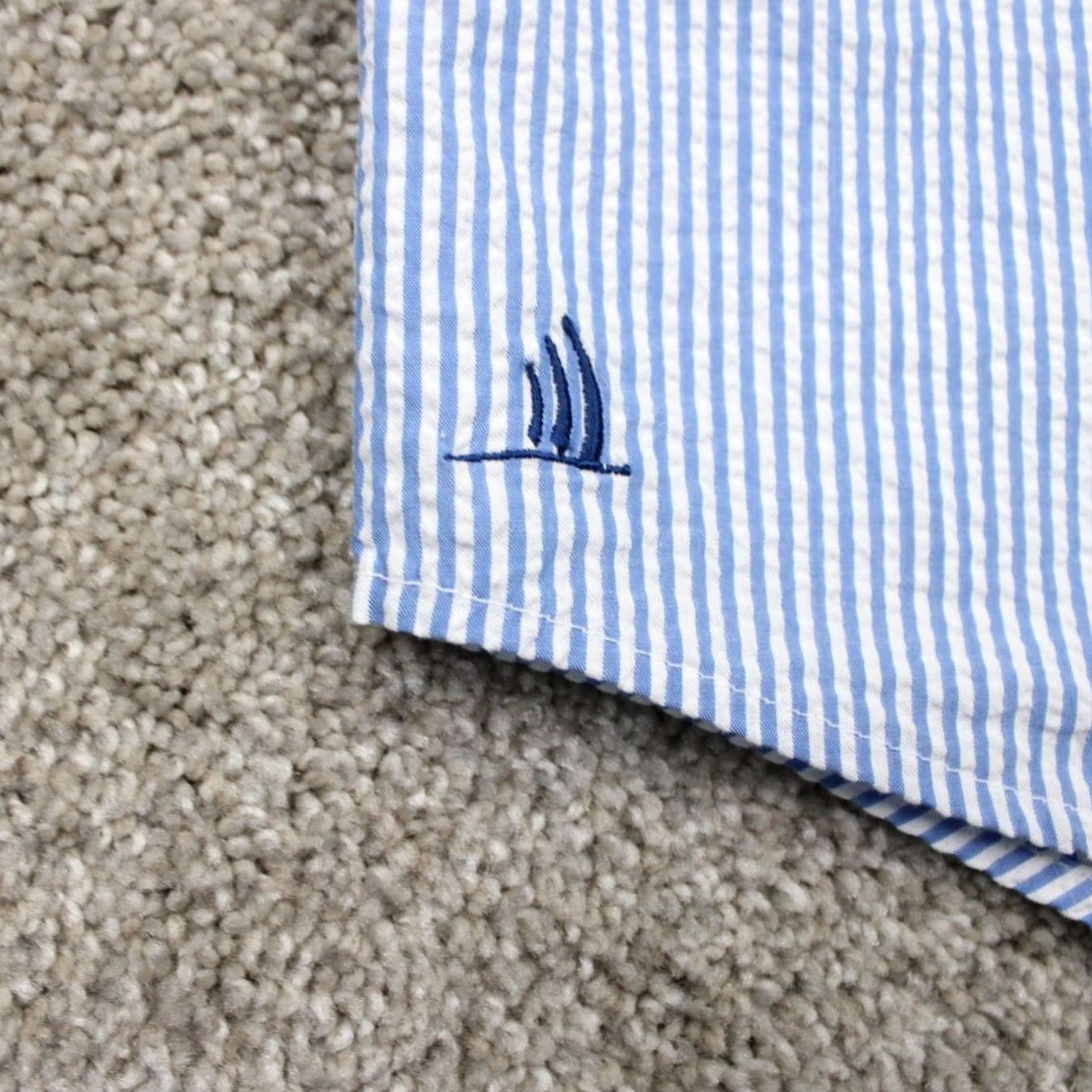 Vintage Gili's Paris Shirt Men 3XL Blue/White Seersucker Button-Up L/S Cotton NWT Vintage No N/A Size US XXL / EU 58 / 5 - 6 Thumbnail