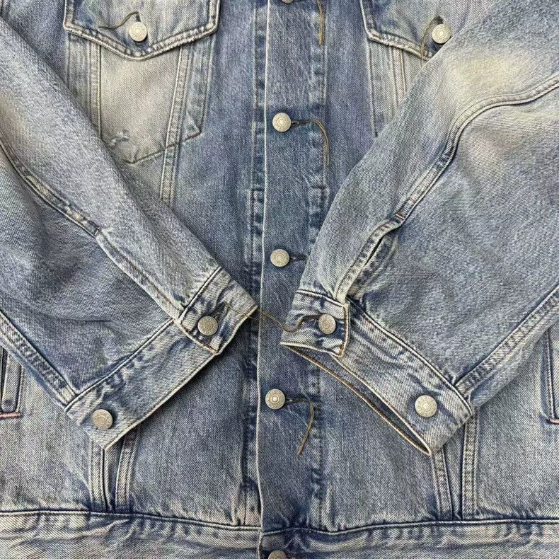 Acne Studios Acne Studios Washed blue denim jacket Size US XS / EU 42 / 0 - 2 Thumbnail