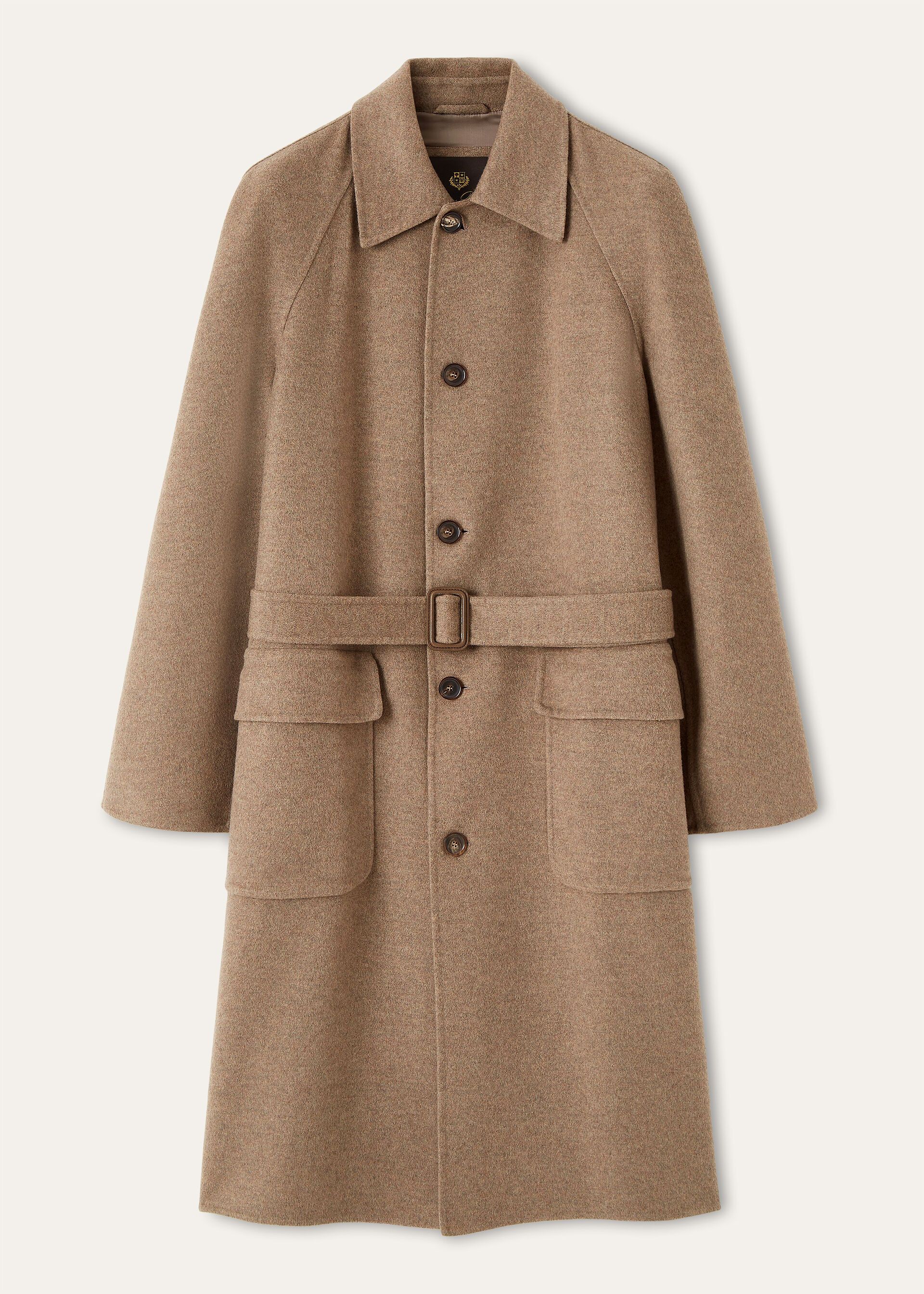 Loro Piana os11x0226 FAQ5706 Owen Coat in Licorice Root Melange Size US L / EU 52-54 / 3 - 1 Thumbnail