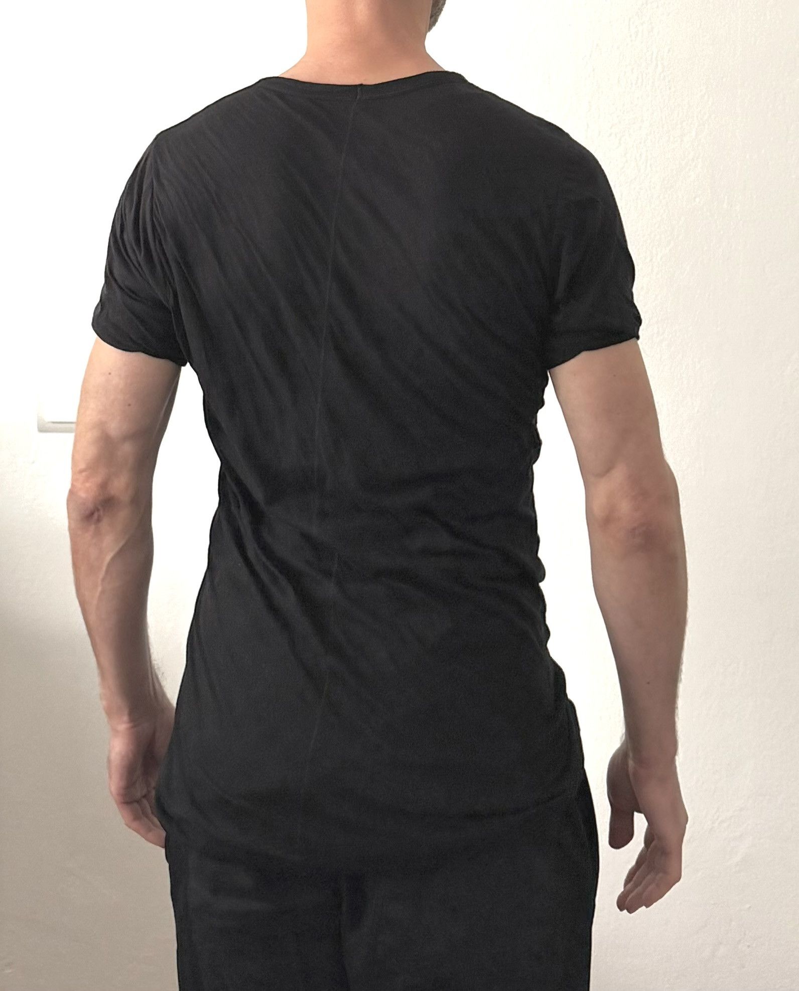 Rick Owens Rick Owens Double Layer Long Tee / Double Layer Level Tee Size US M / EU 48-50 / 2 - 2 Thumbnail