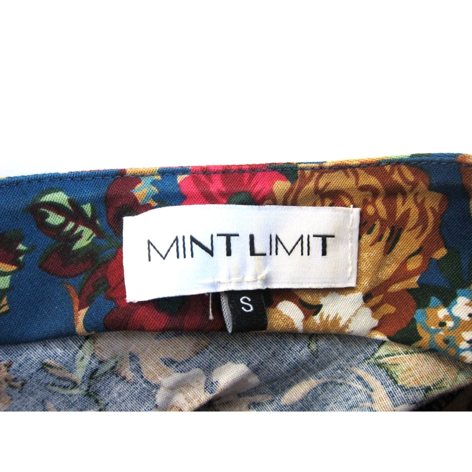 Vintage Mint Limit Dress S Pink Cotton Stretch Floral 3/4 Sleeve Sheath Size S / US 4 / IT 40 - 3 Thumbnail