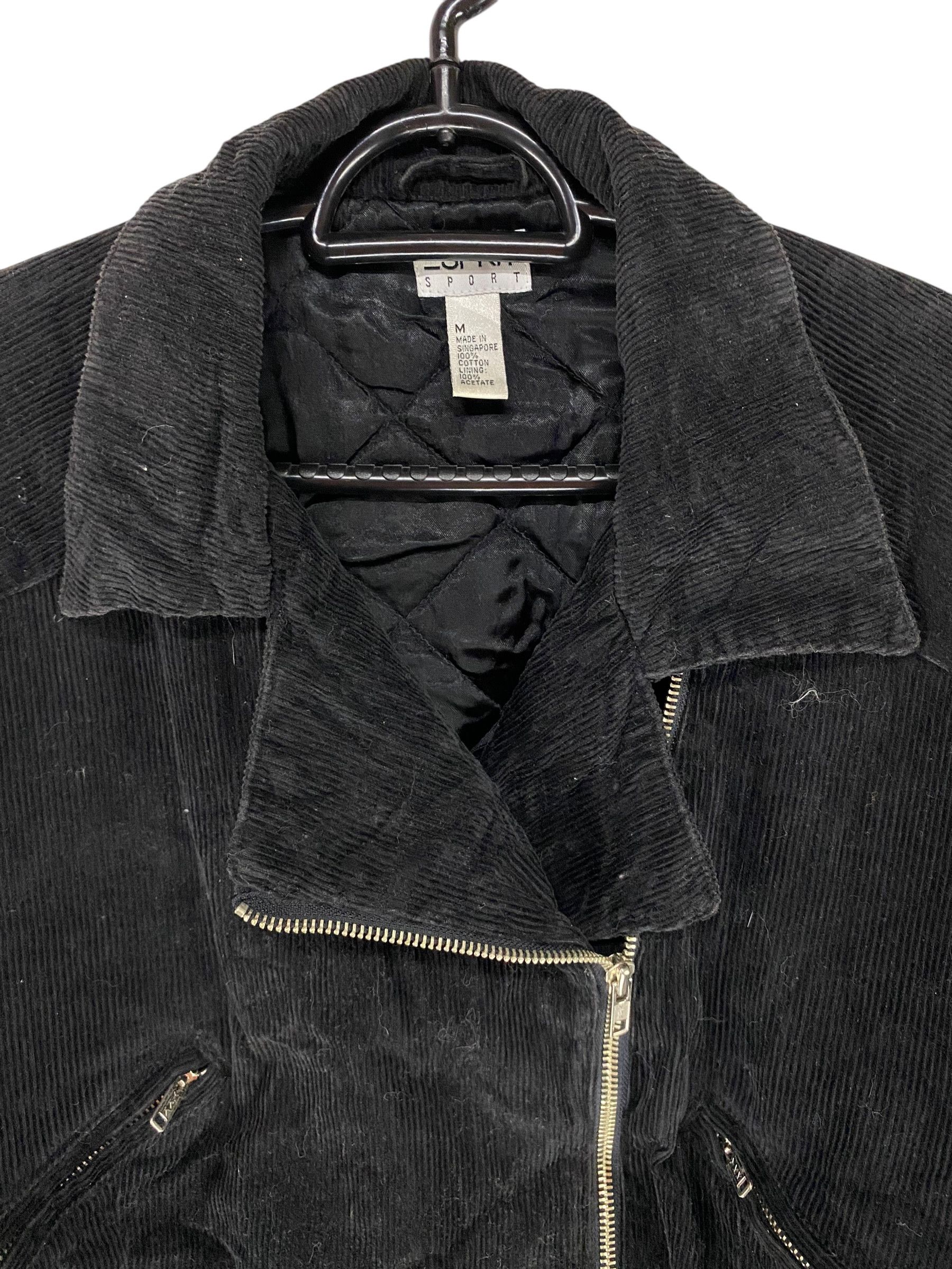 Esprit × Vintage 90s Esprit double collar corduroy cropped jacket Size M / US 6-8 / IT 42-44 - 7 Thumbnail