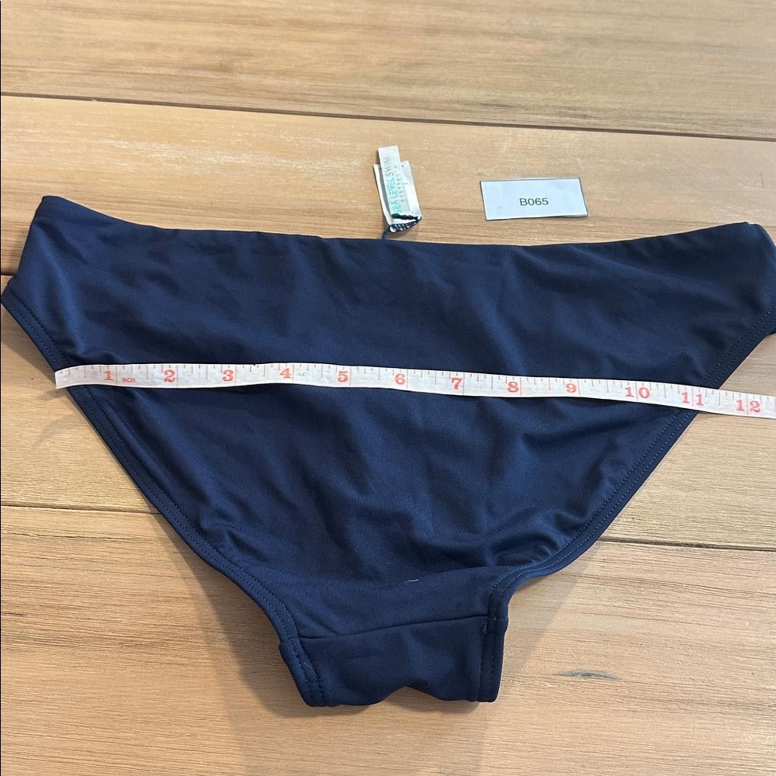Other Sea Level Swim US 6 Women’s Navy Blue Bikini Bottom NWOT Size ONE SIZE - 6 Thumbnail