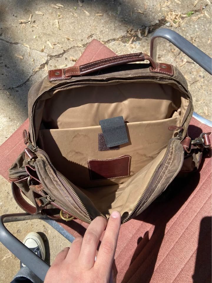 Other Vintage Korchimar Waxed Canvas/Leather Messenger Bag Size ONE SIZE - 5 Thumbnail