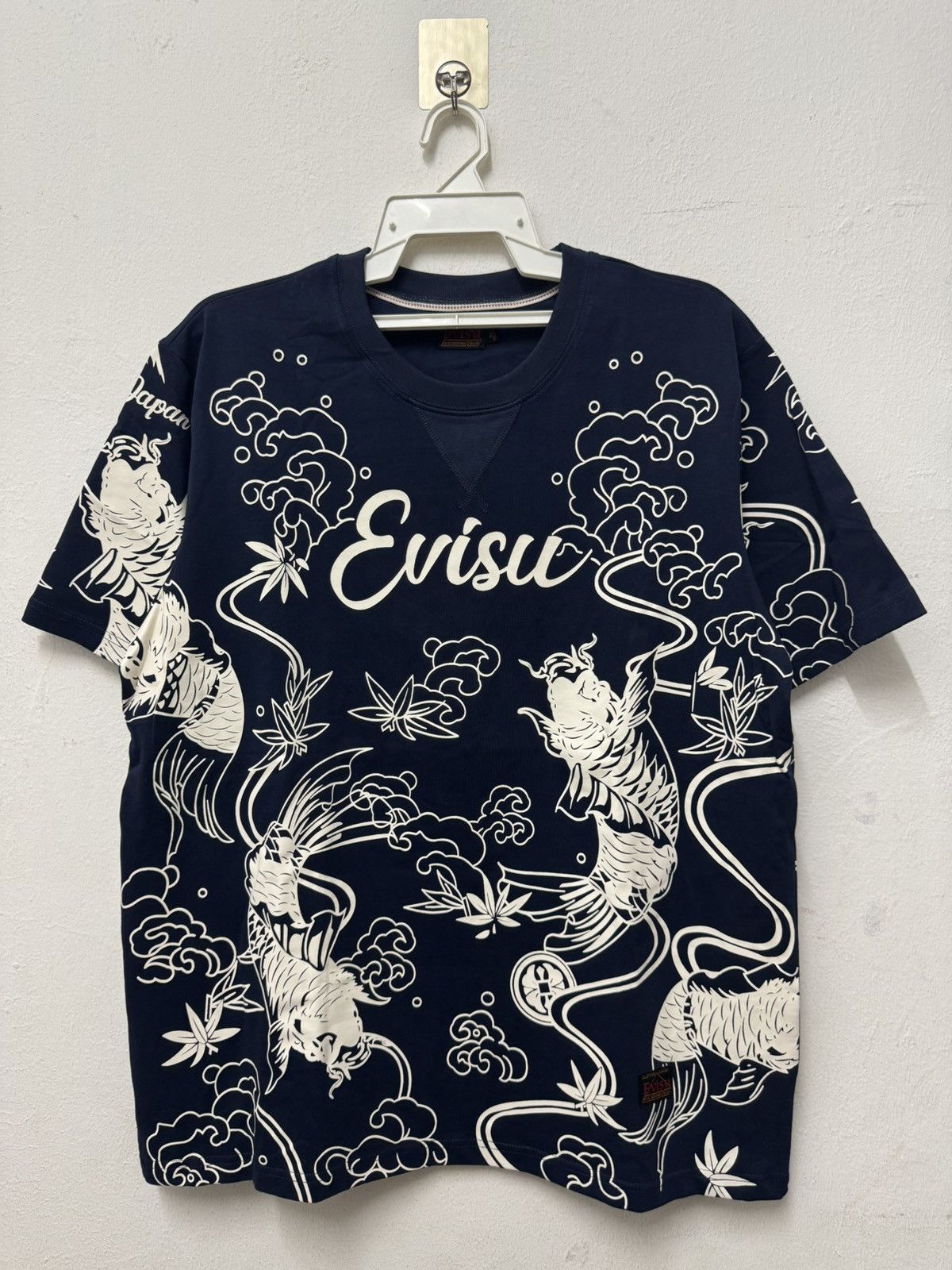 Evisu Evisu Koi Osaka Japan Overprint T shirt Size US XL / EU 56 / 4 - 1 Thumbnail