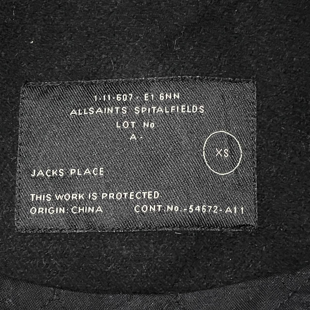 Allsaints Allsaints Spitalfields Jacks Place Peacoat Wool Size US XS / EU 42 / 0 - 9 Thumbnail