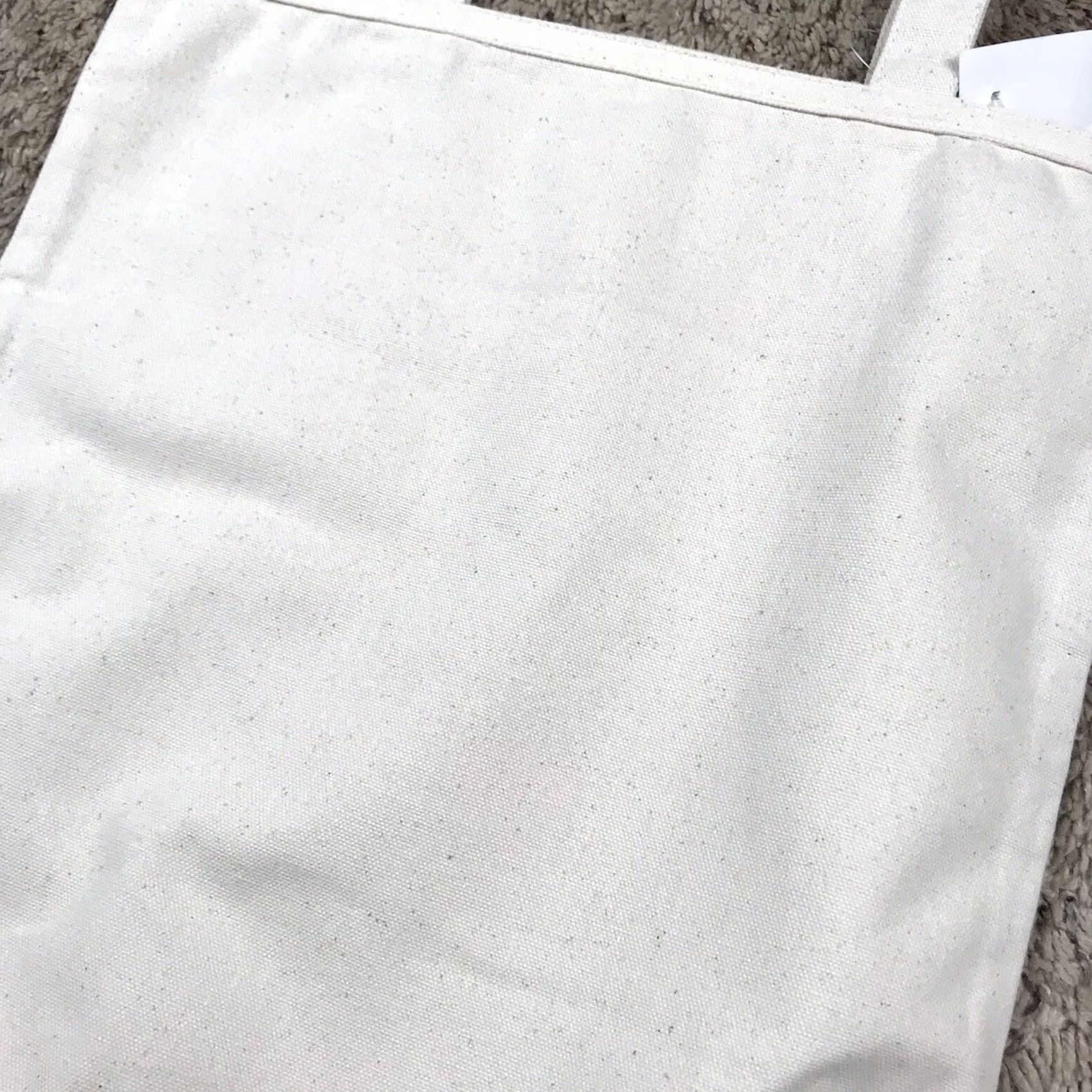 Ann Taylor Ann Taylor Loft Beige Silver Sequence Tote Bag 14x14 Shopping Beach Stylish Womens Size ONE SIZE - 6 Thumbnail