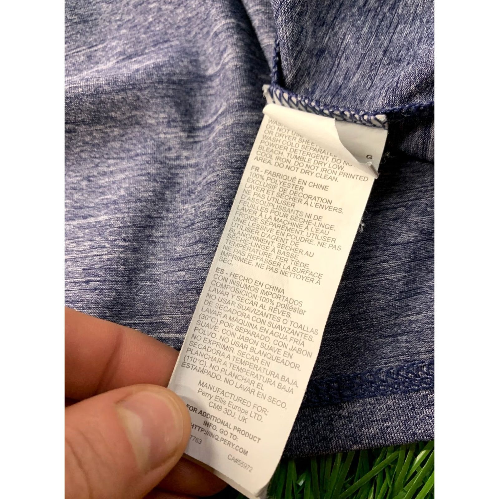 Nike NIKE Swim Dri-Fit Shirt Short Sleeve T-Shirt Jersey Mens L Blue 2019 Nike Swim Dri-Fit Shirt Pattern Solid Size US L / EU 52-54 / 3 - 6 Thumbnail