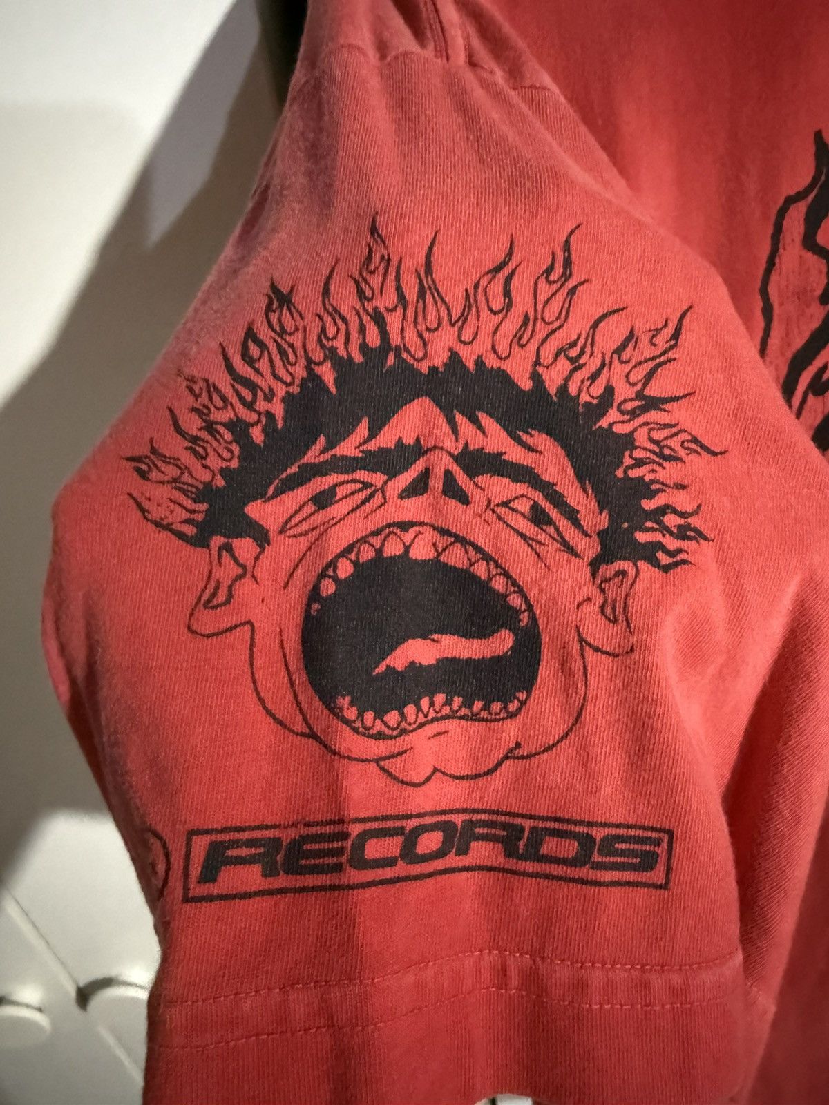 HELLSTAR Red Hellstar Records Glitter Shirt Size XL Size US XL / EU 56 / 4 - 12 Thumbnail