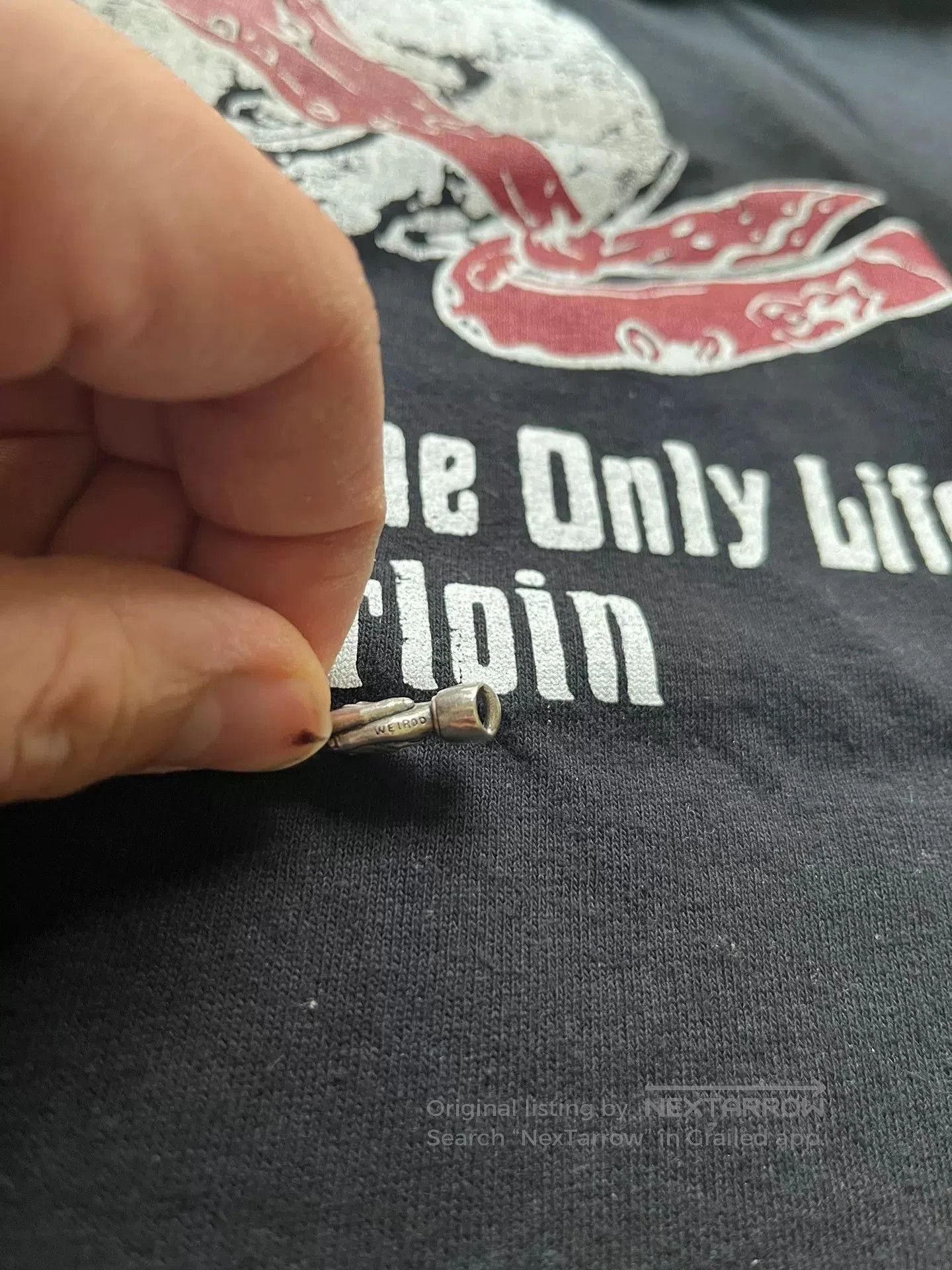 Other Weirdo Handshake Necklace Silver Clasp. Size ONE SIZE - 3 Thumbnail