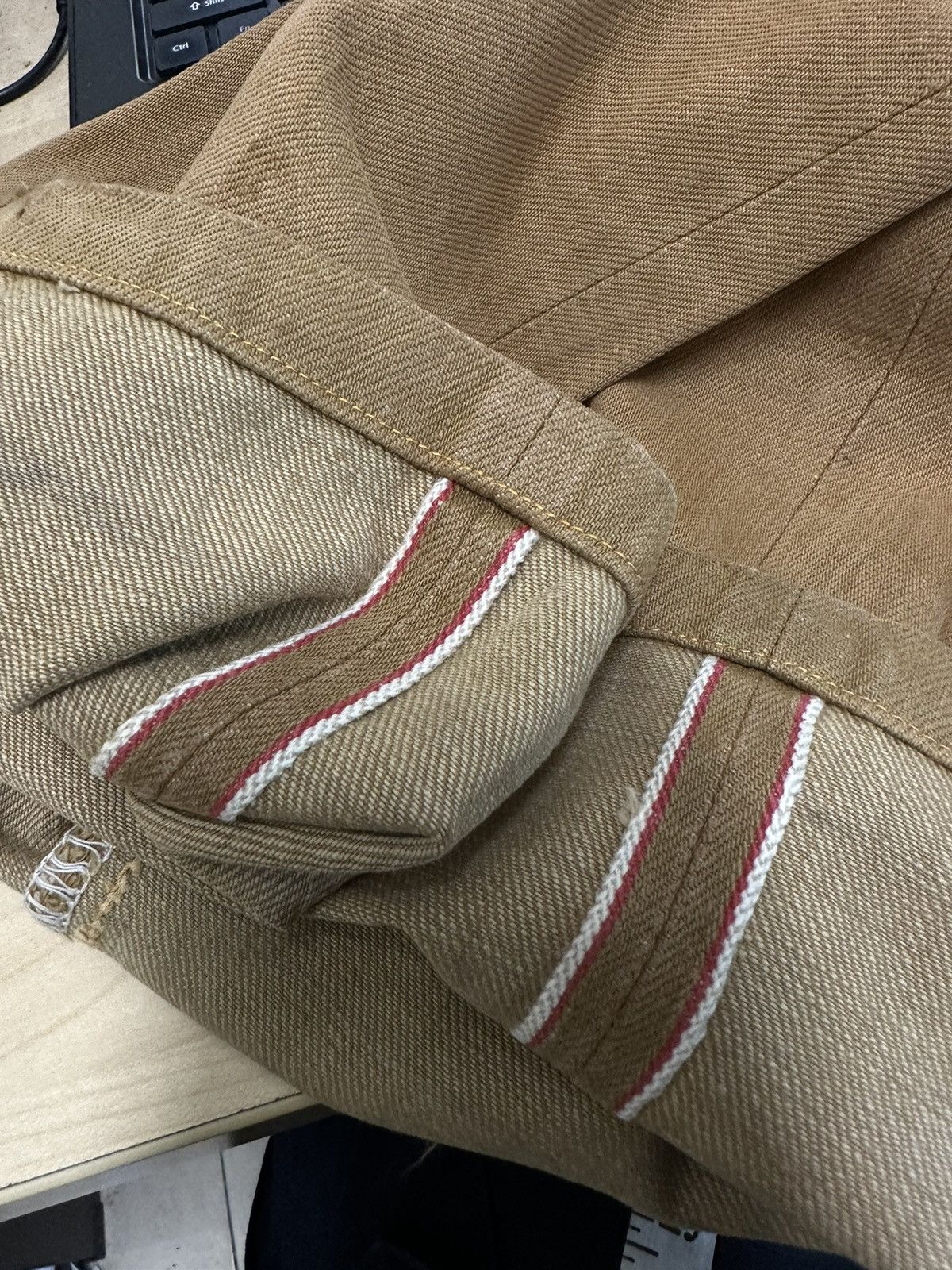Dries Van Noten 1990s Dries Van Noten Persimmon Selvedge Distress Jeans Size US 30 / EU 46 - 18 Thumbnail