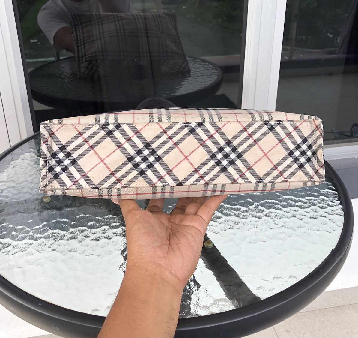 Burberry Burberry London Blue Label Nova Check Handbag / Tote Bag Size ONE SIZE - 9 Thumbnail