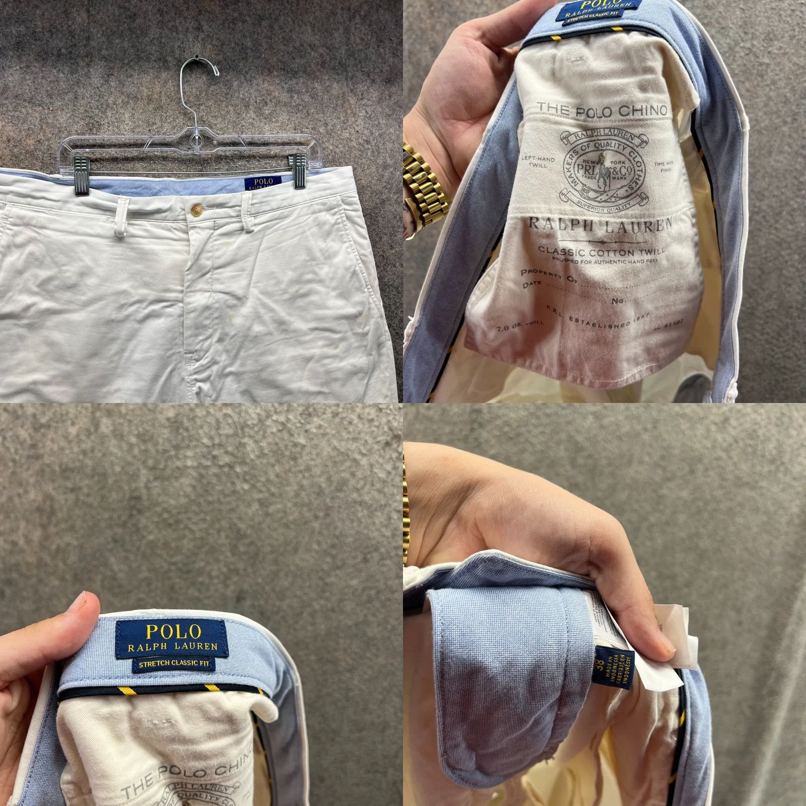 Polo Ralph Lauren Polo Ralph Lauren Chino Shorts Mens 38 Beige Flat Front Canvas Stretch Casual Golf Classic 9in Inseam Mens Size US M / EU 48-50 / 2 - 8 Thumbnail