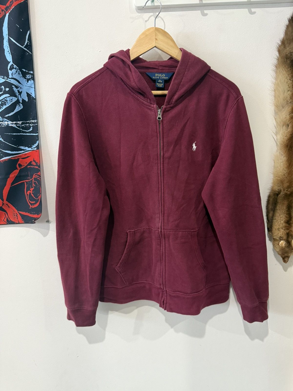 Polo Ralph Lauren Polo Ralph Lauren Burgundy Hooded Light Jacket Size US XL / EU 56 / 4 - 3 Thumbnail