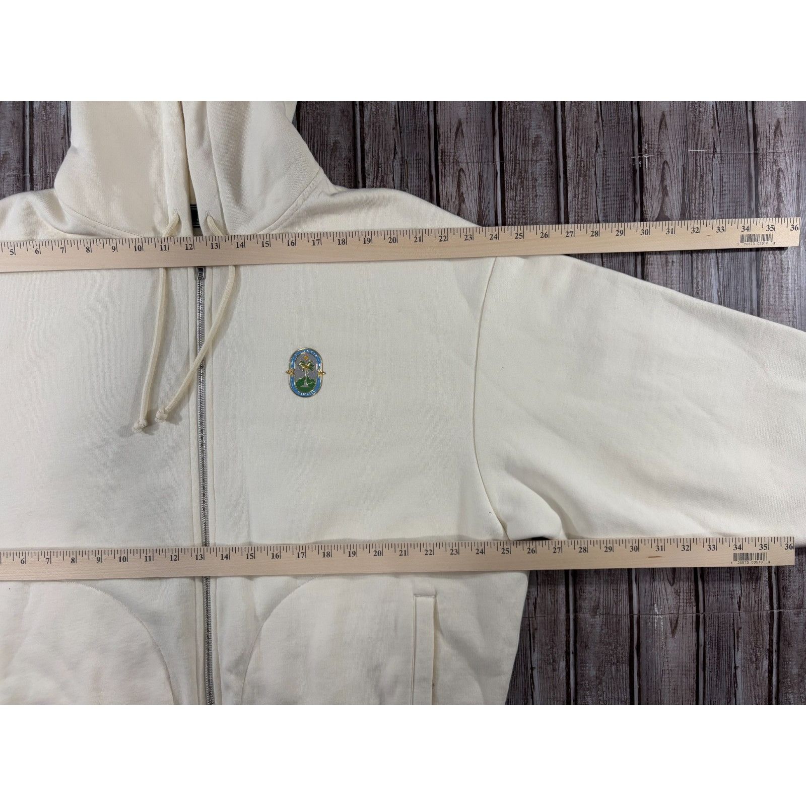 Kith Kith & Kin Hawaii Honolulu Exclusive Cream White Full Zip Ho Size US L / EU 52-54 / 3 - 5 Thumbnail