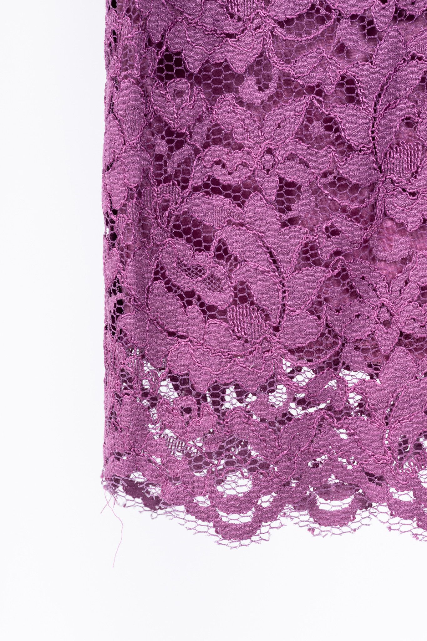 Dolce & Gabbana Dolce & Gabbana Pink Lace-Overlay Silk Strapless Midi Dress Size M / US 6-8 / IT 42-44 - 6 Thumbnail