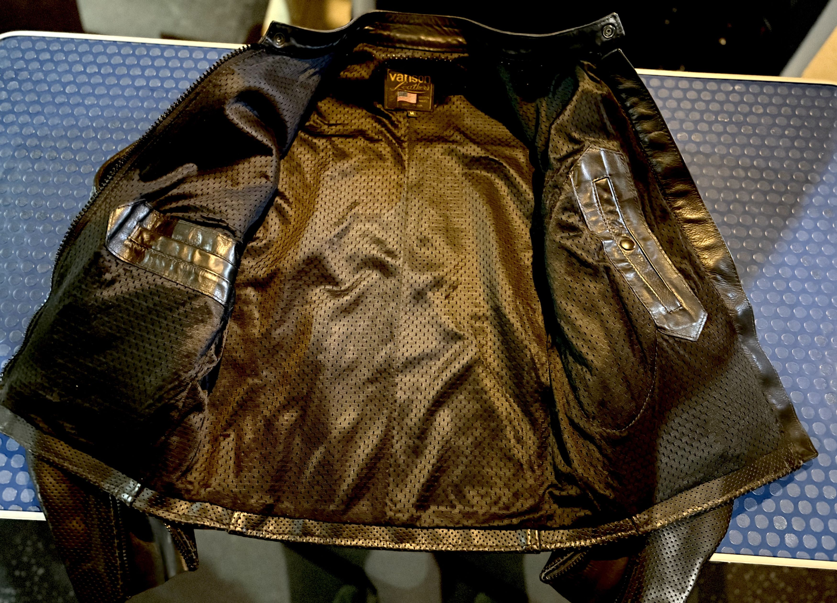 Vanson Leathers 90’s Vintage Vanson Properf Drifter MD Excellent!! Size US M / EU 48-50 / 2 - 5 Thumbnail