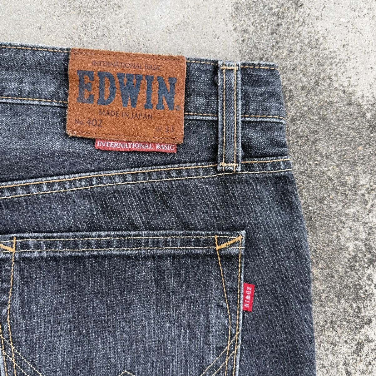 Edwin × Jean × Vintage VINTAGE EDWIN BLACK JEAN DENIM PANTS Size US 34 / EU 50 - 10 Thumbnail